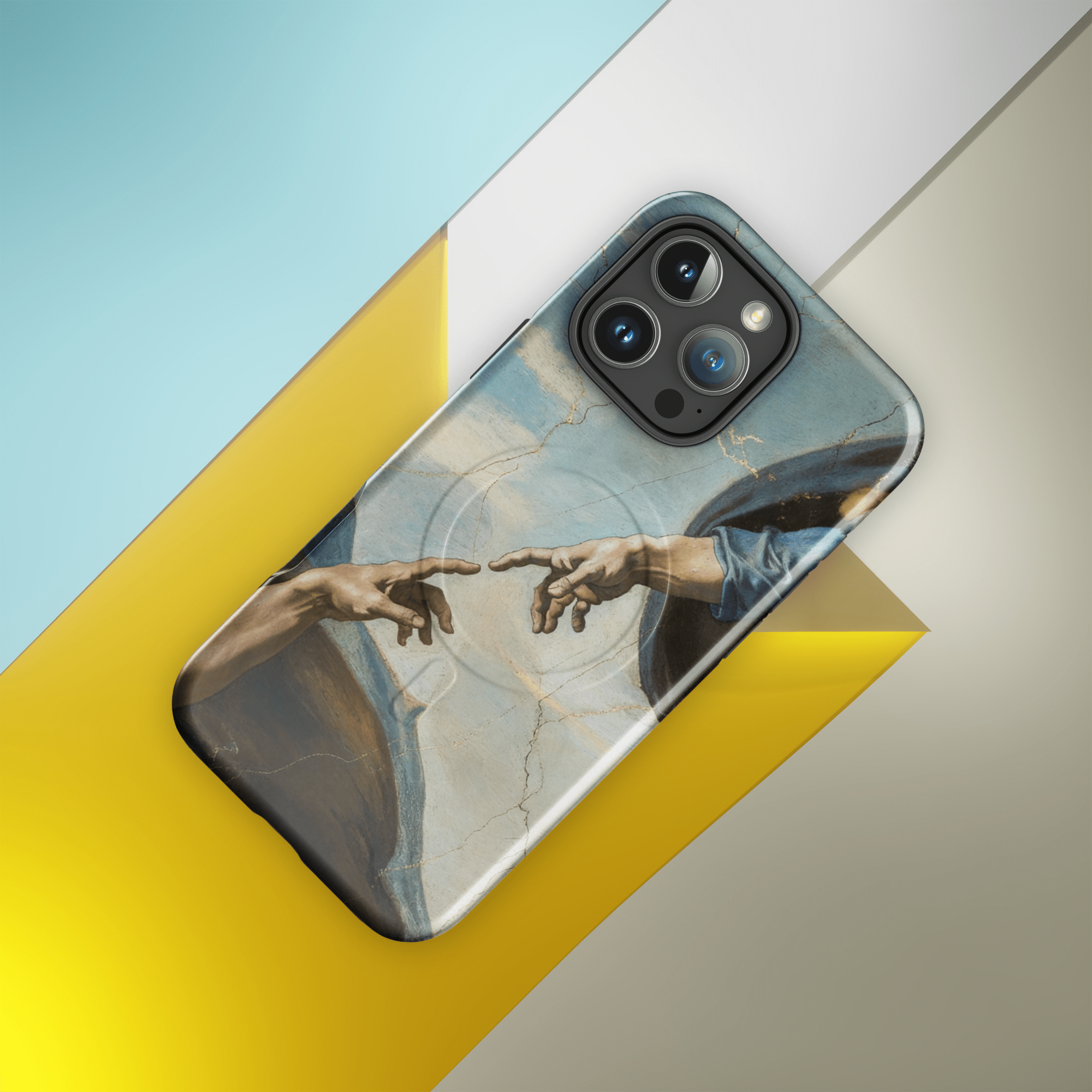 Creation of Adam Hands of God MagSafe Tough iPhone Case - Image 11