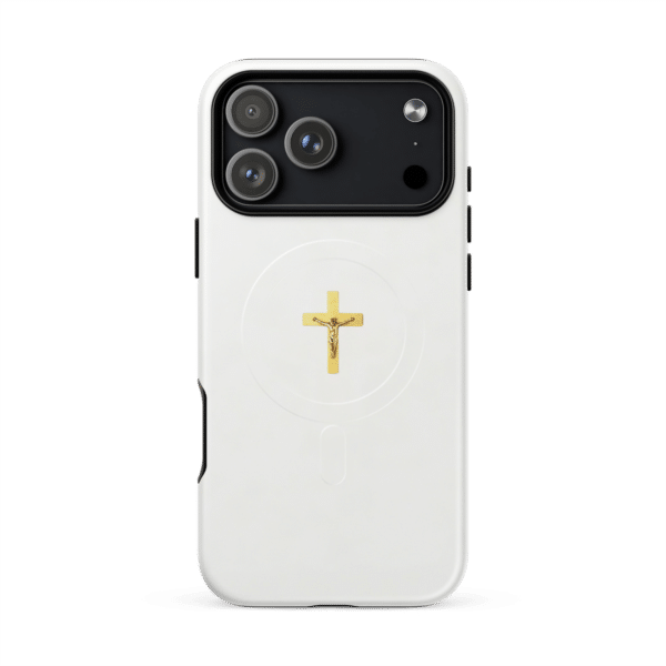 Minimal Crucifix MagSafe Tough iPhone Case