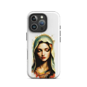Mary of Nazareth Portrait MagSafe Tough iPhone Case