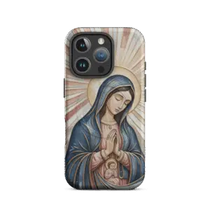 Marian Mother and Child MagSafe Tough iPhone Case