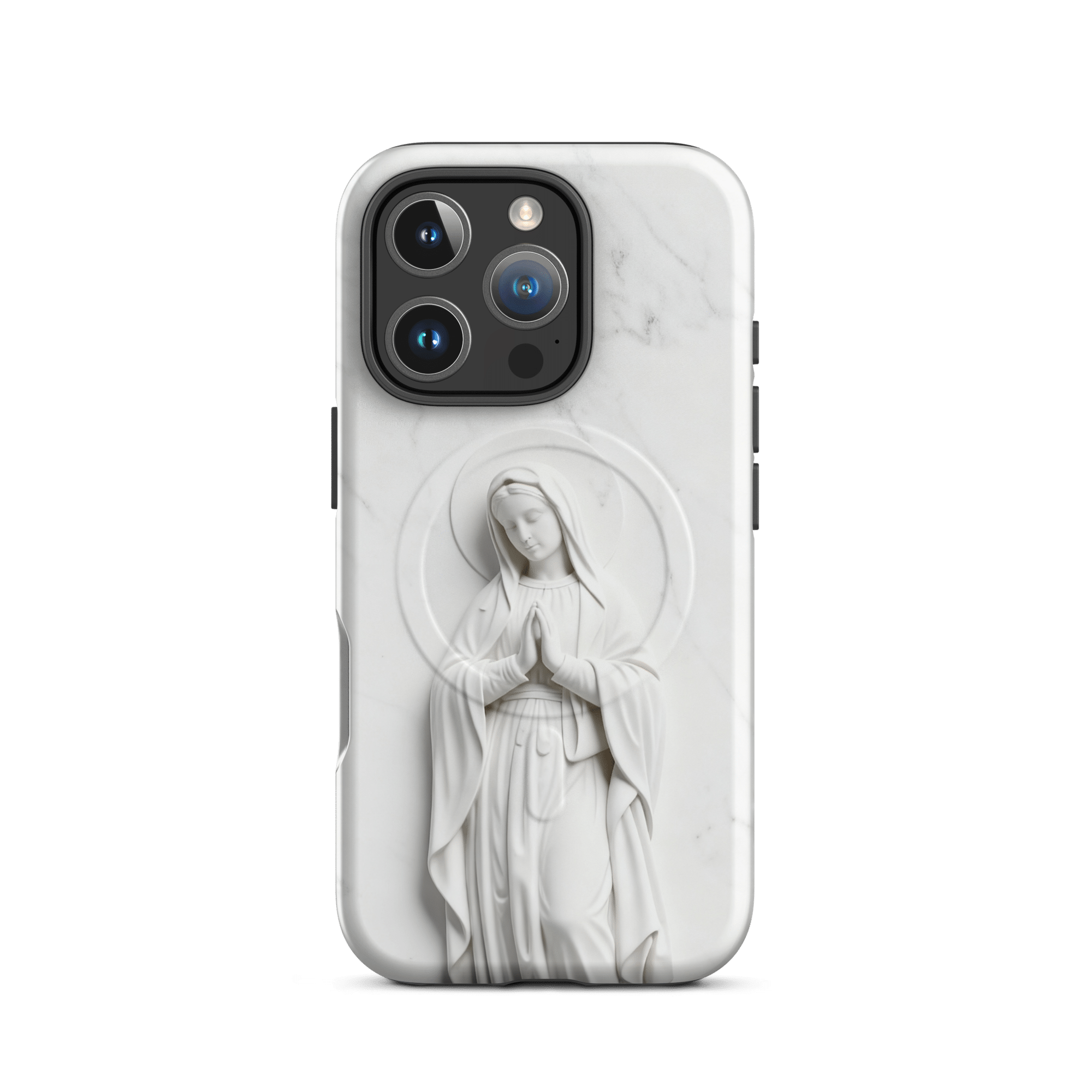Virgin Mary Marble MagSafe Tough iPhone Case - Image 8