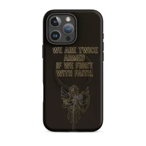 Fight with Faith Tough iPhone Case