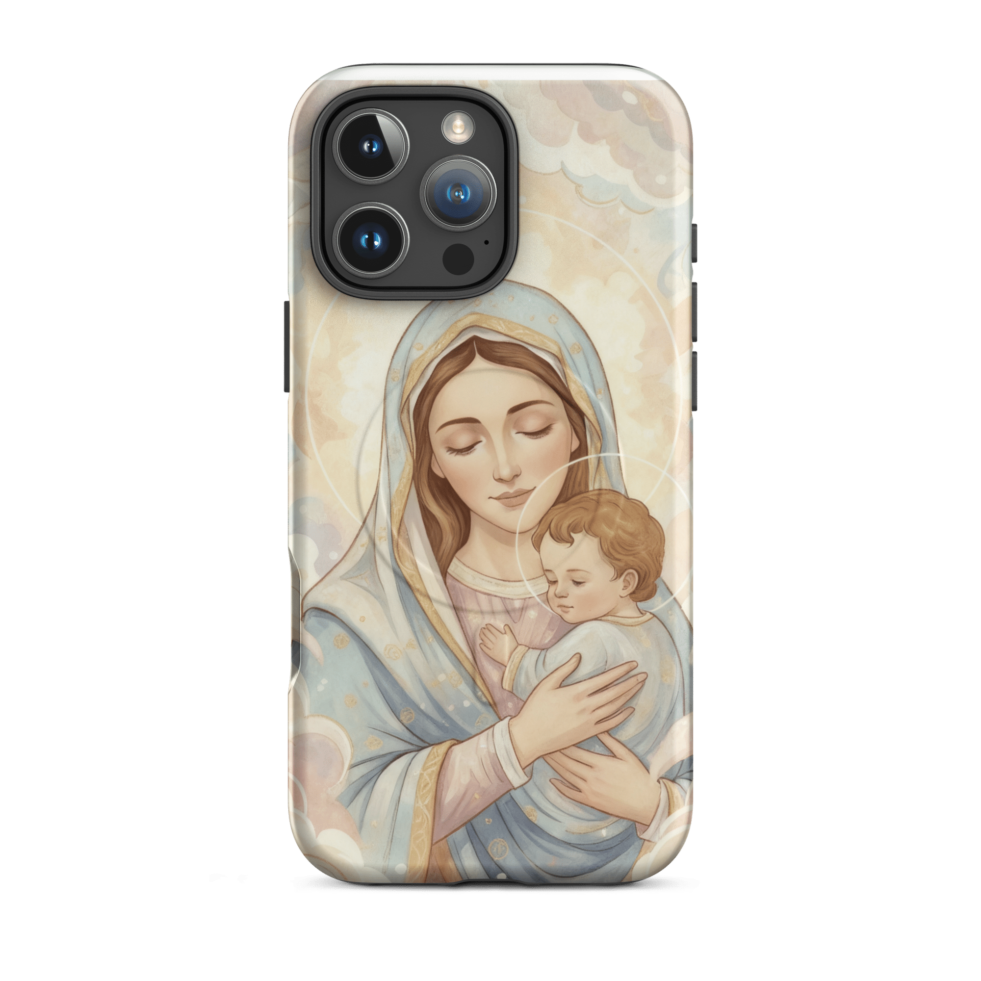 Madonna And Baby Jesus MagSafe Tough iPhone Case