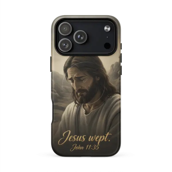 Jesus Wept MagSafe Tough iPhone Case