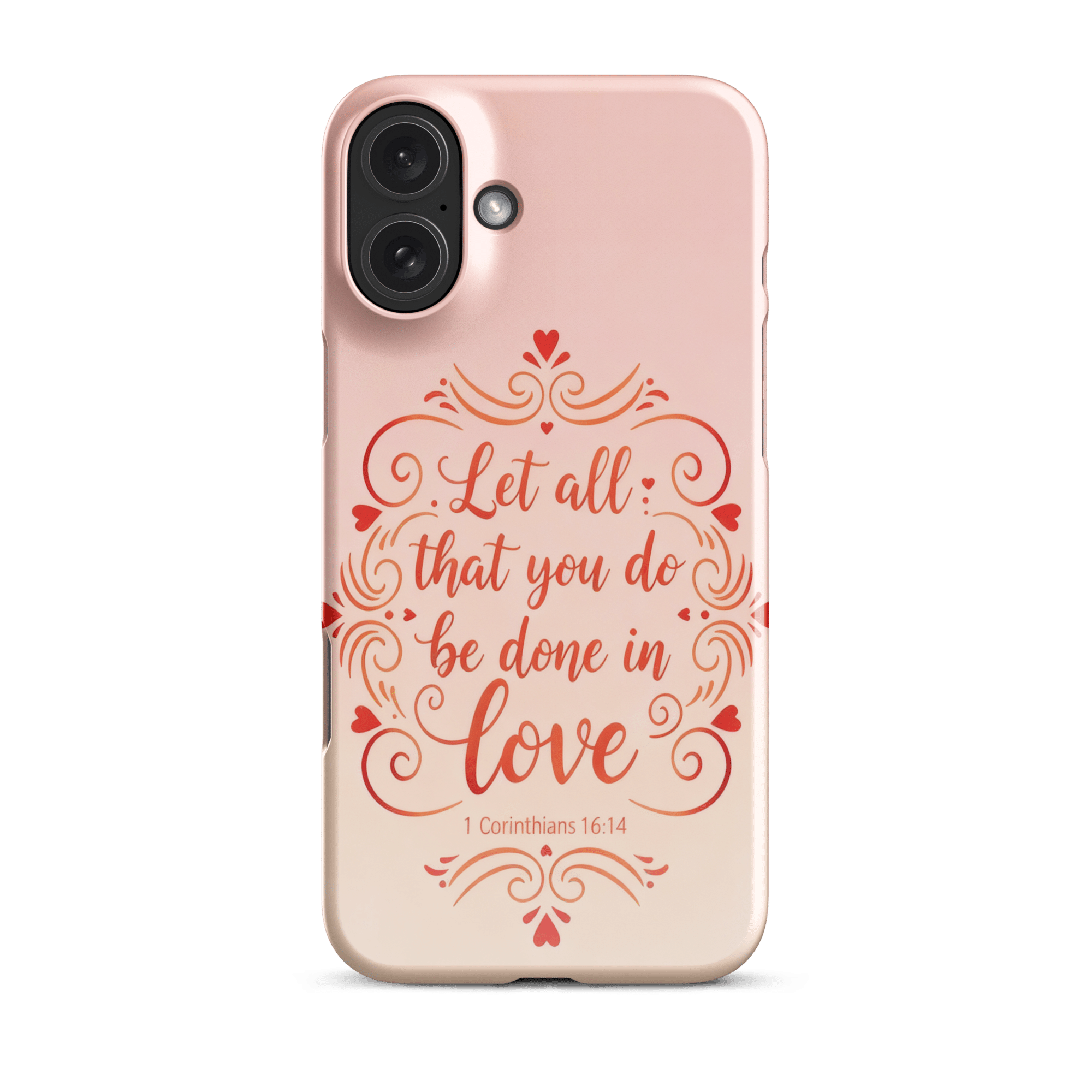 Corinthians Love Script Snap iPhone Case - Image 7