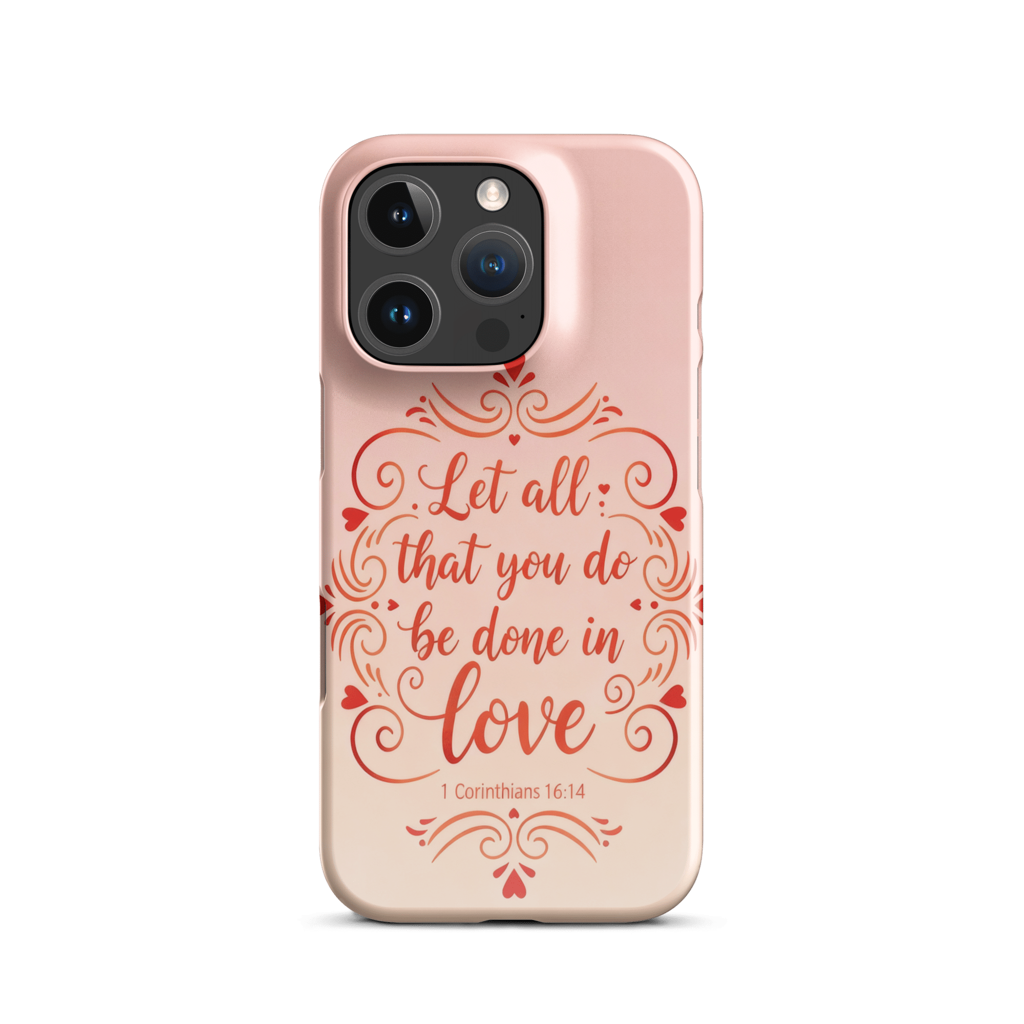 Corinthians Love Script Snap iPhone Case - Image 6