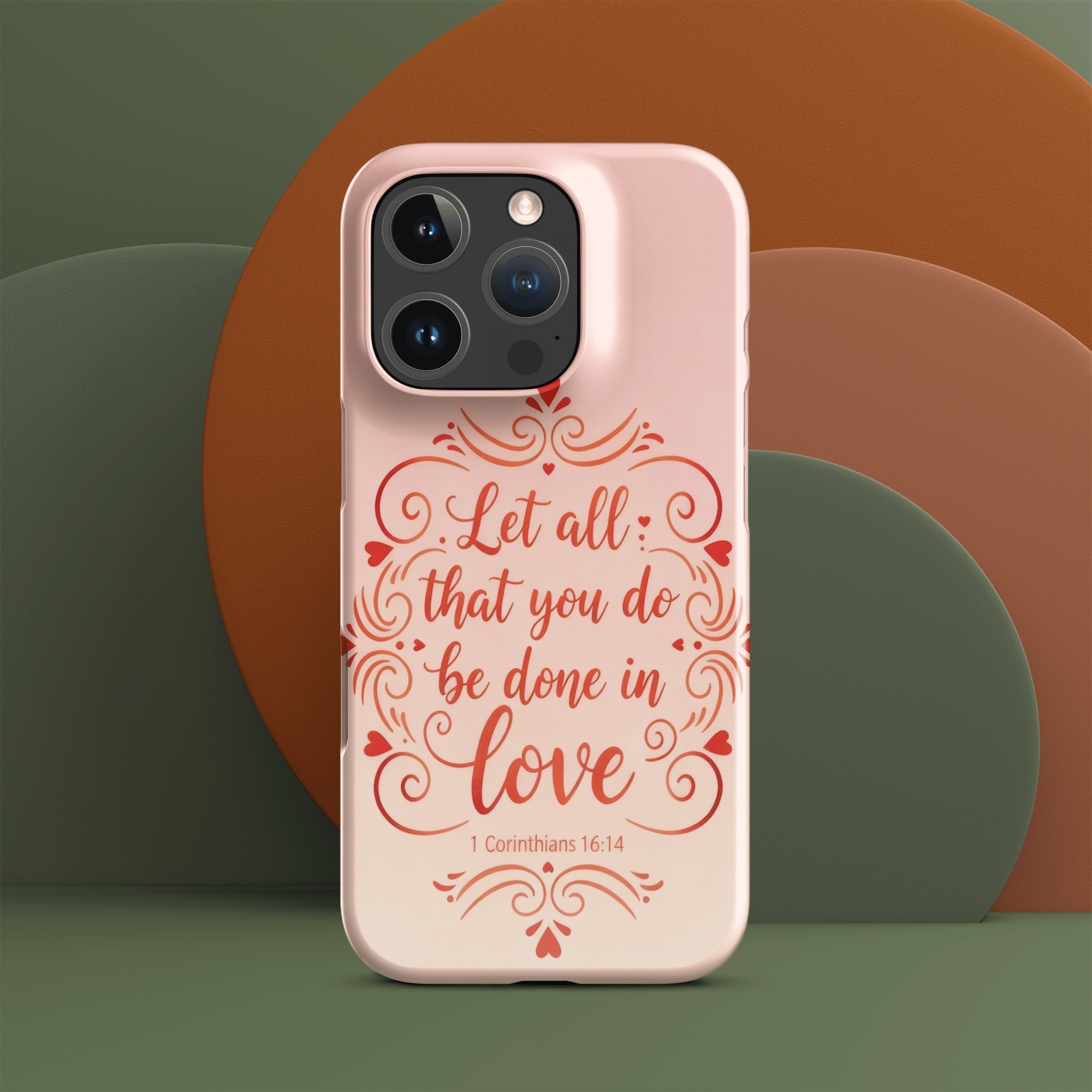 Corinthians Love Script Snap iPhone Case - Image 12