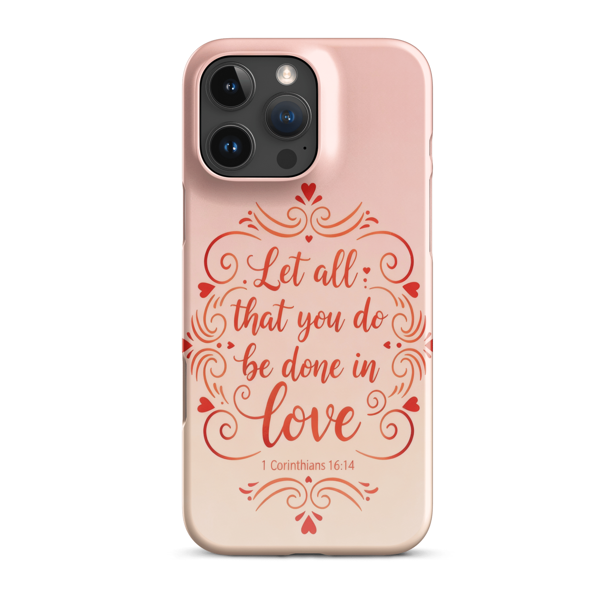 Corinthians Love Script Snap iPhone Case - Image 5