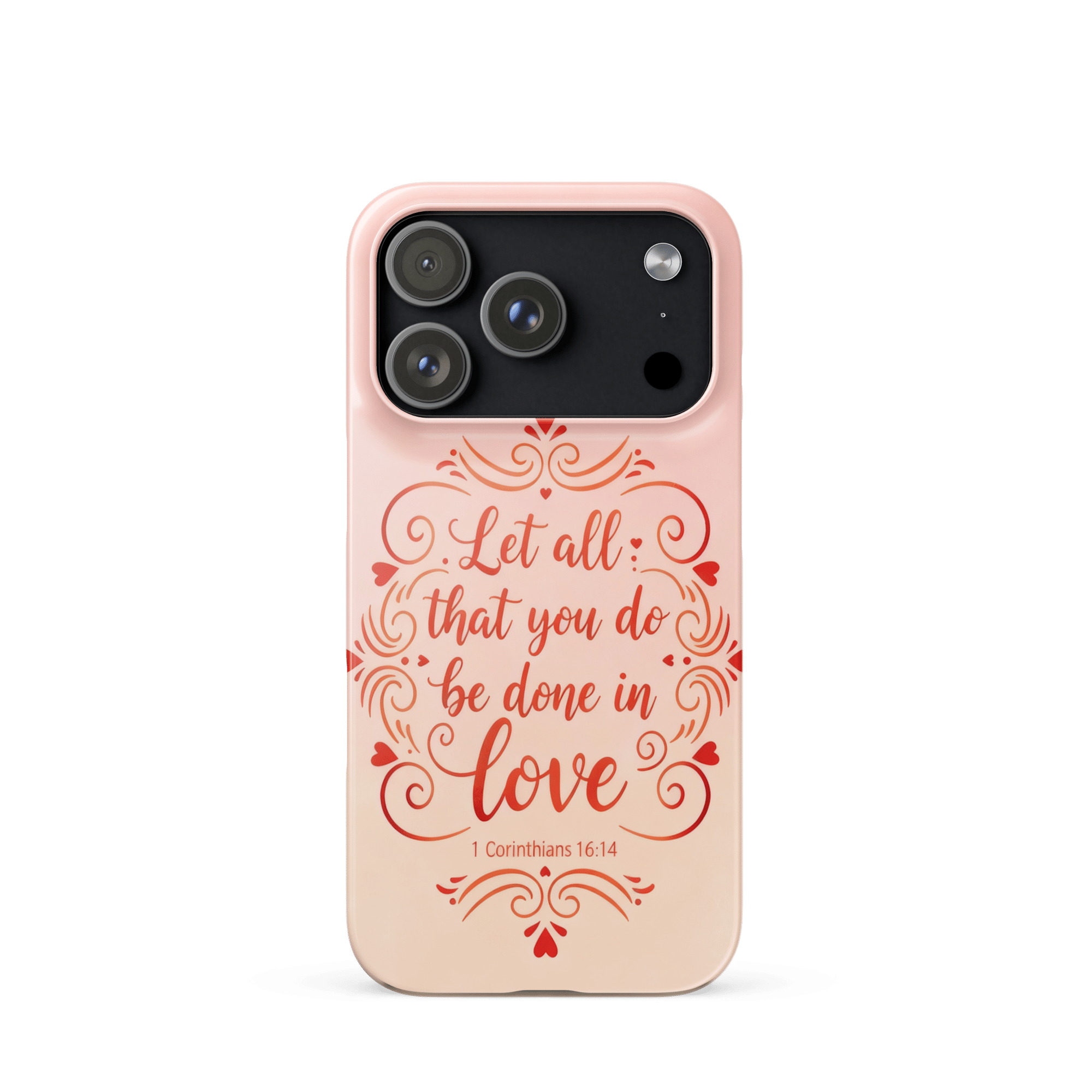 Corinthians Love Script Snap iPhone Case - Image 2