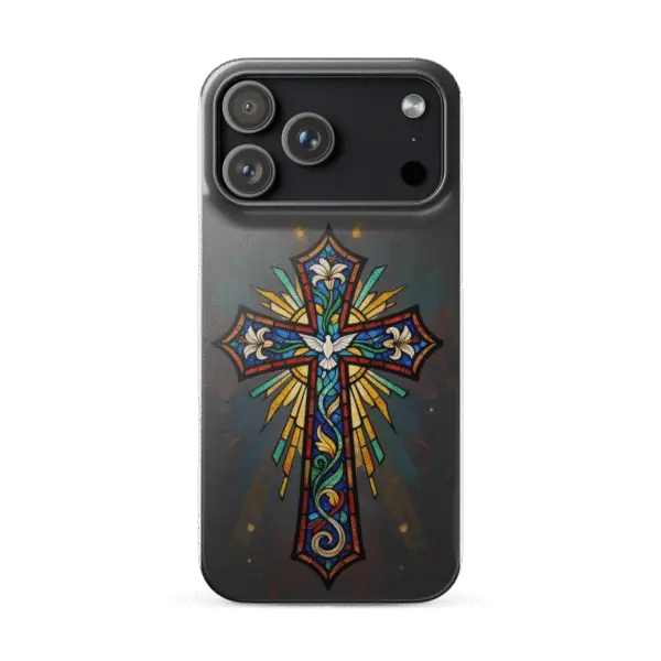 Illuminated Cross snap iPhone case