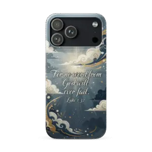 All Things Are Possible With God Snap iPhone Case