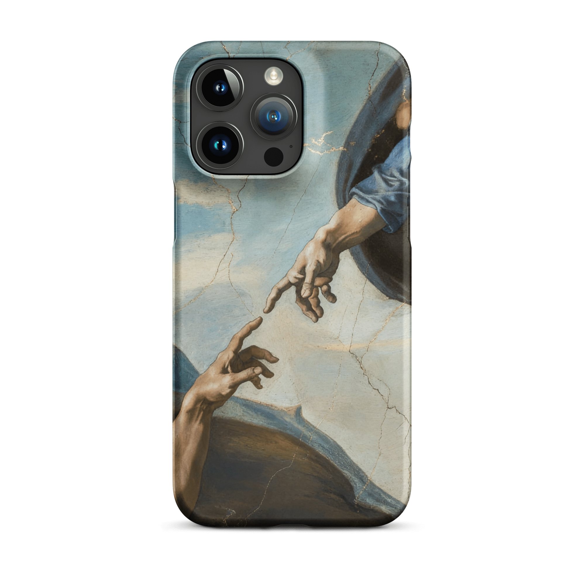 Creation of Adam Hands of God Snap iPhone Case - Image 9