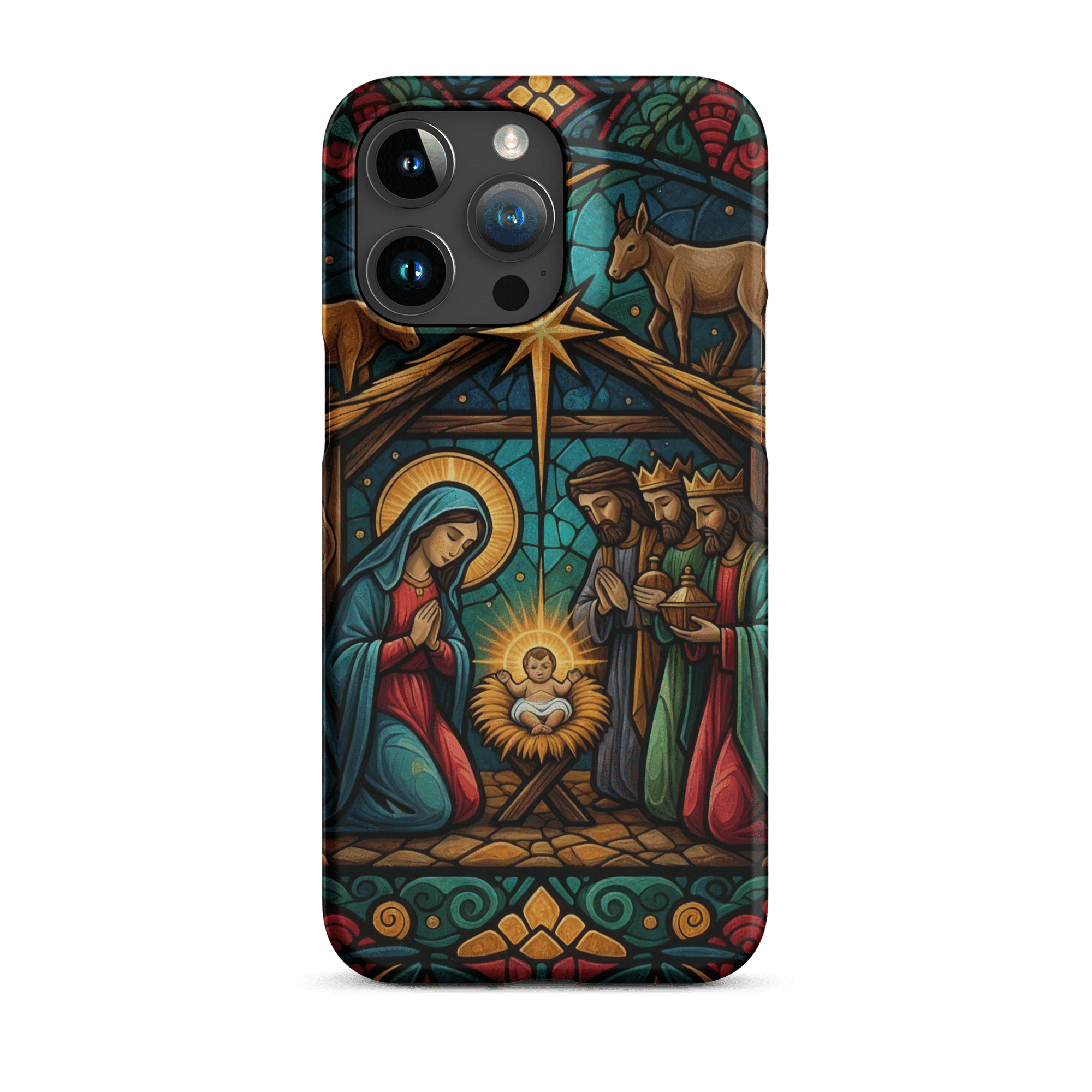 Nativity of Jesus with Wise Men Snap iPhone Case - Image 9