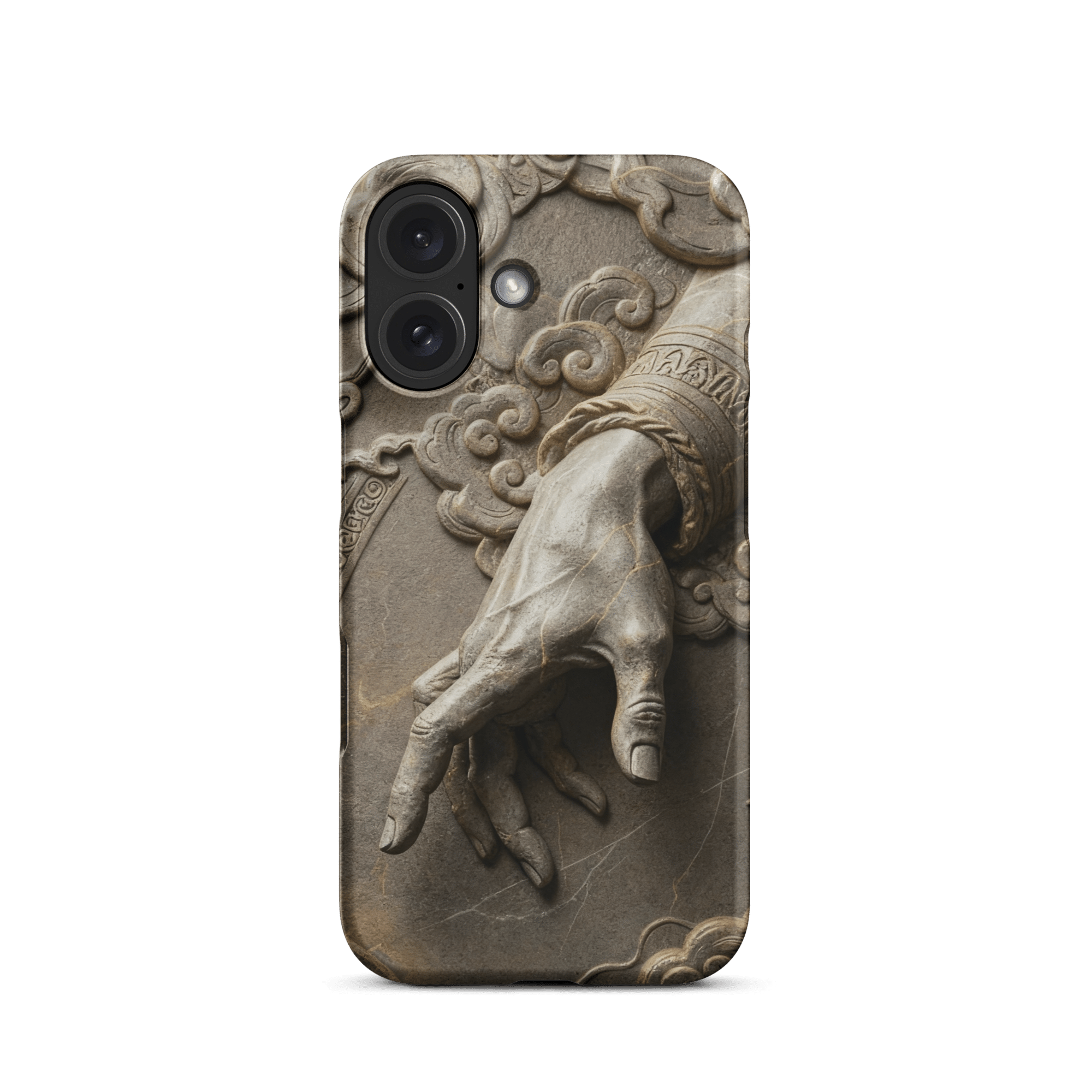 Divine Hand in Stone Clouds Snap iPhone Case - Image 8