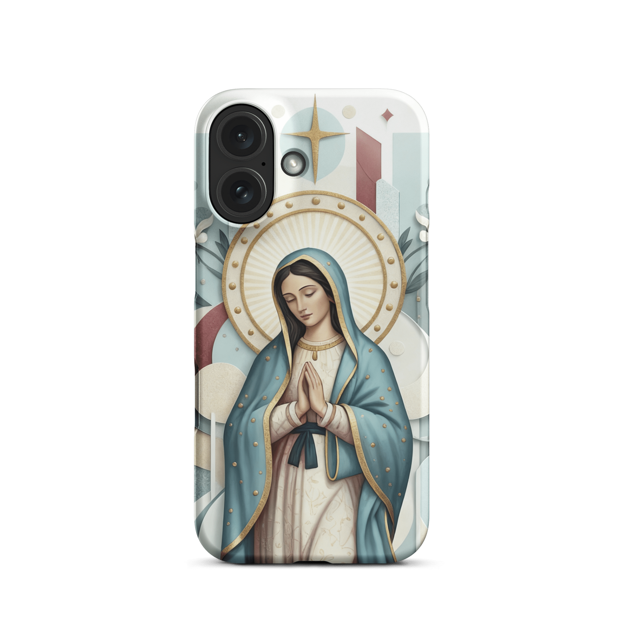 Blessed Mother Mary Pray For Us Snap iPhone Case - Image 8