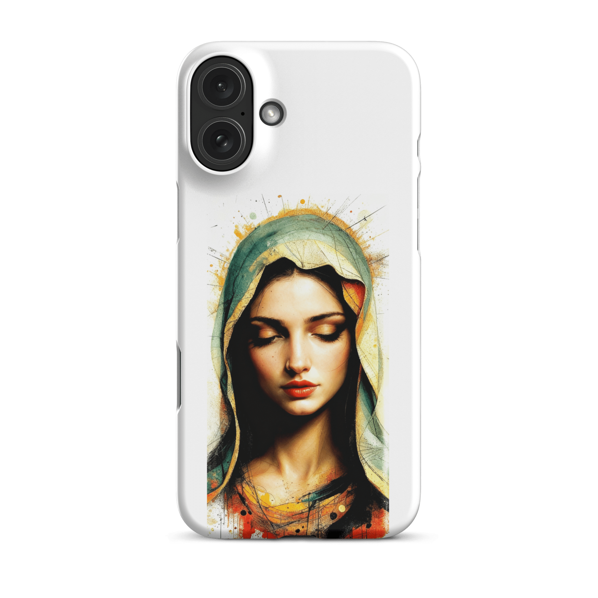 Mary of Nazareth Portrait Snap iPhone Case - Image 7