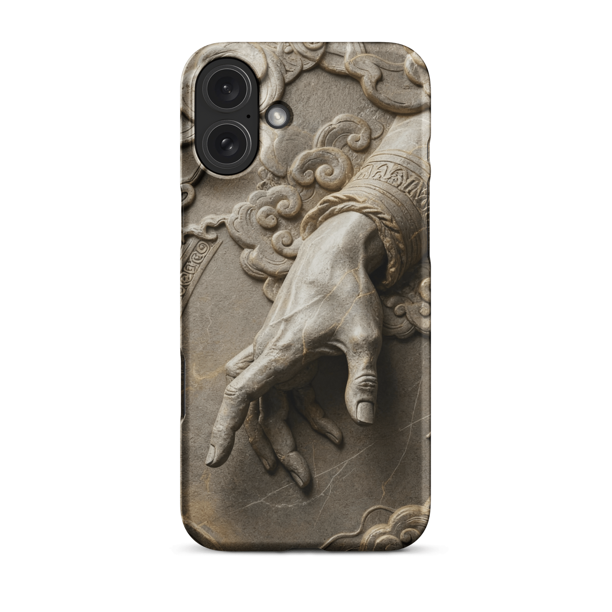 Divine Hand in Stone Clouds Snap iPhone Case - Image 7