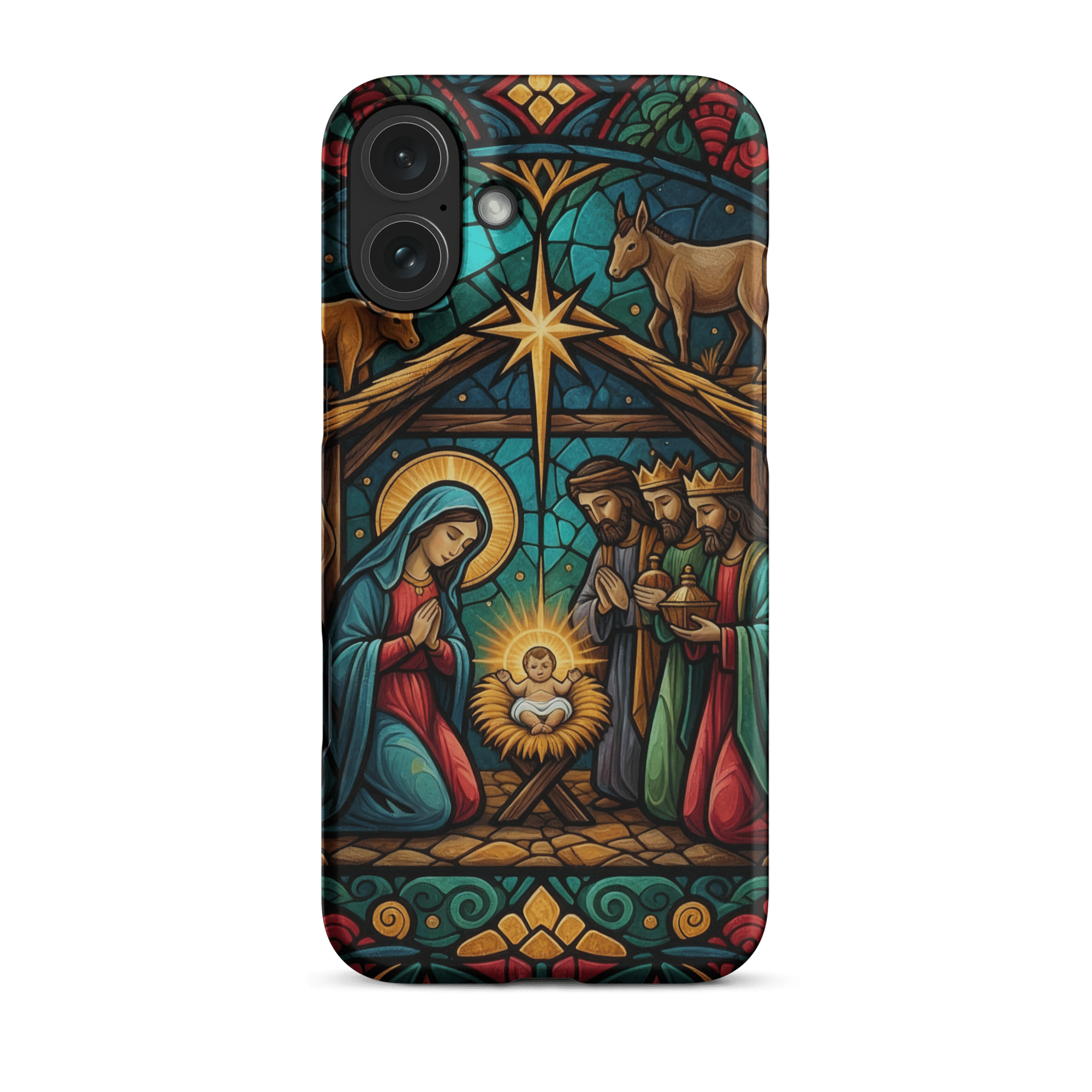 Nativity of Jesus with Wise Men Snap iPhone Case - Image 7