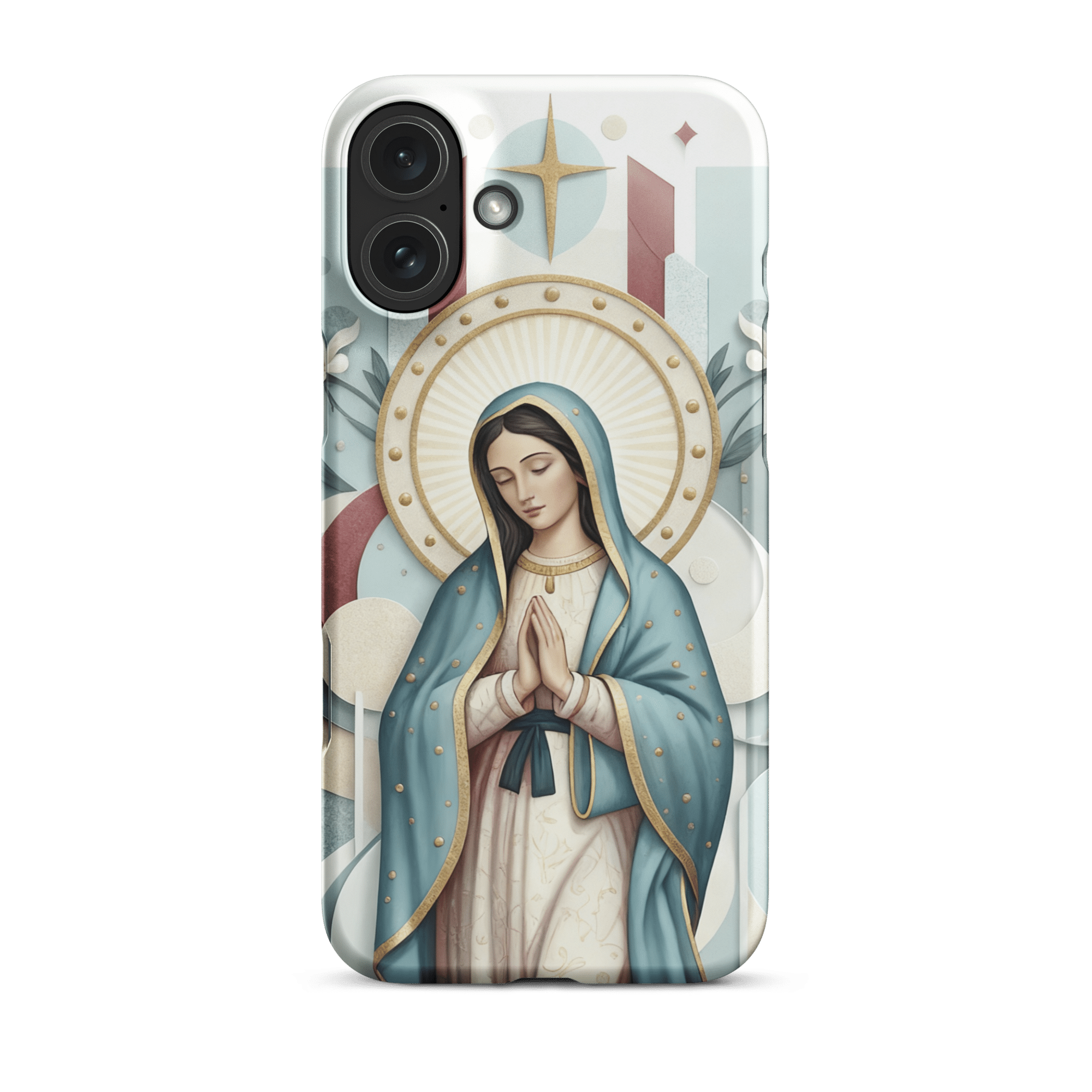 Blessed Mother Mary Pray For Us Snap iPhone Case - Image 7
