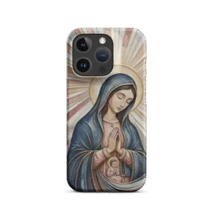 Marian Mother and Child Snap iPhone Case