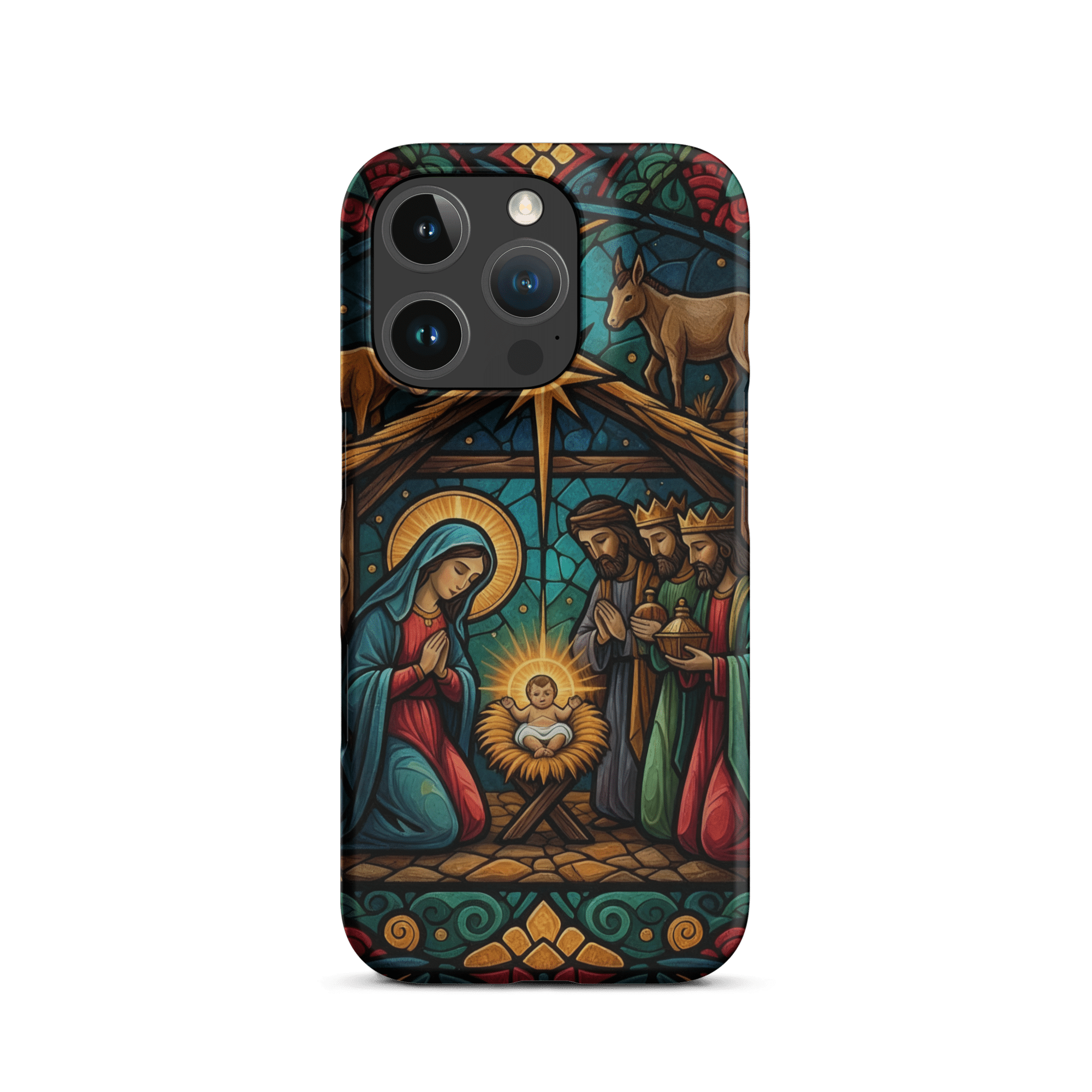 Nativity of Jesus with Wise Men Snap iPhone Case - Image 6