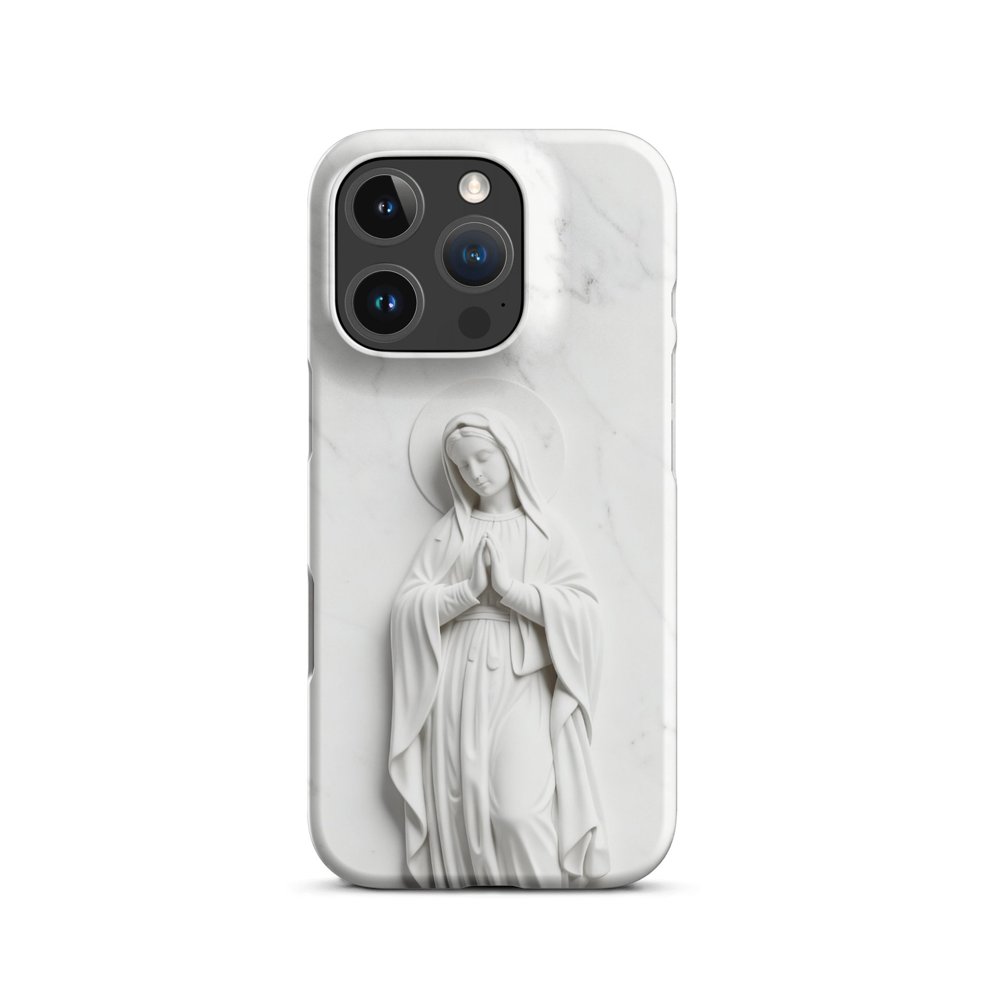 Virgin Mary Marble Snap iPhone Case - Image 6