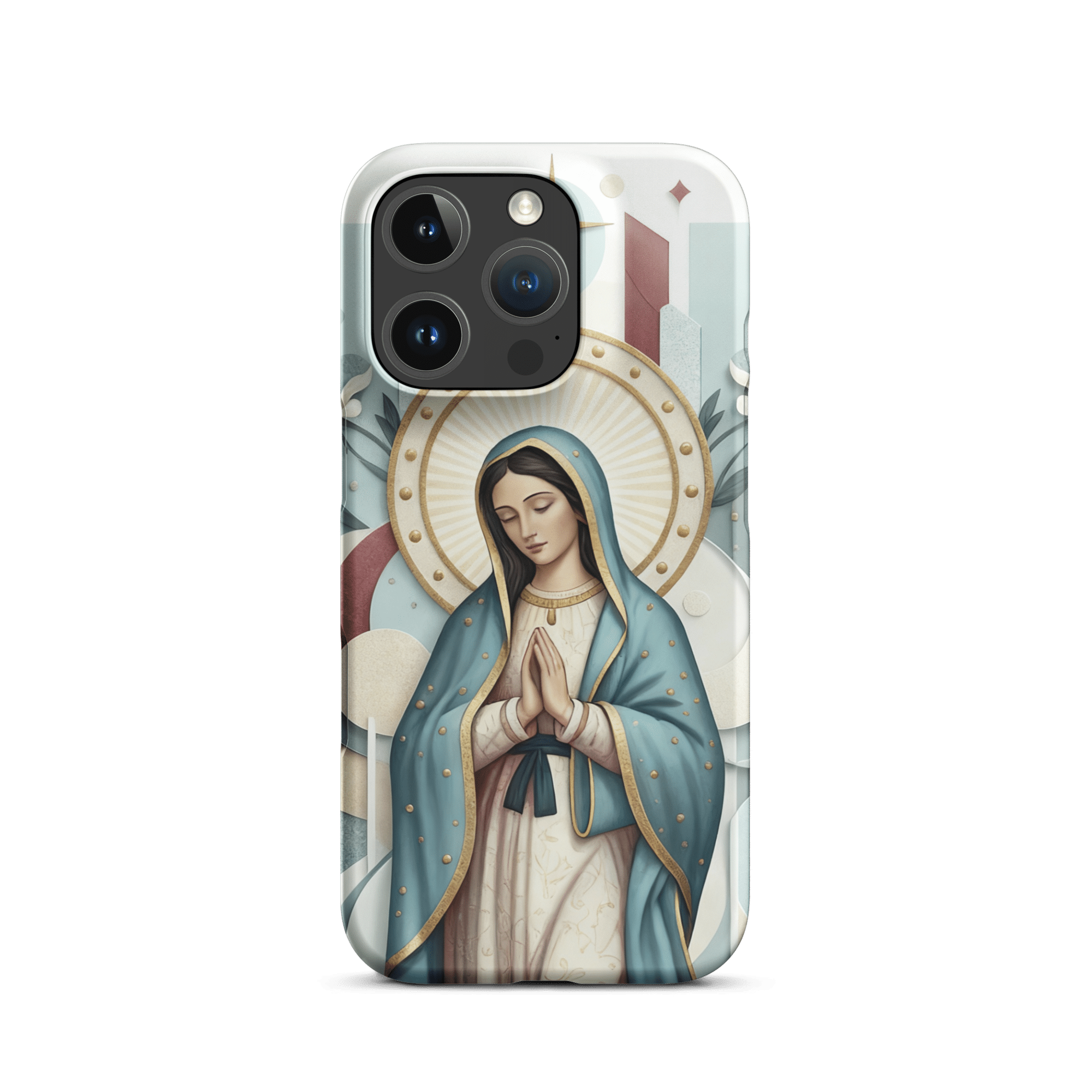 Blessed Mother Mary Pray For Us Snap iPhone Case - Image 6