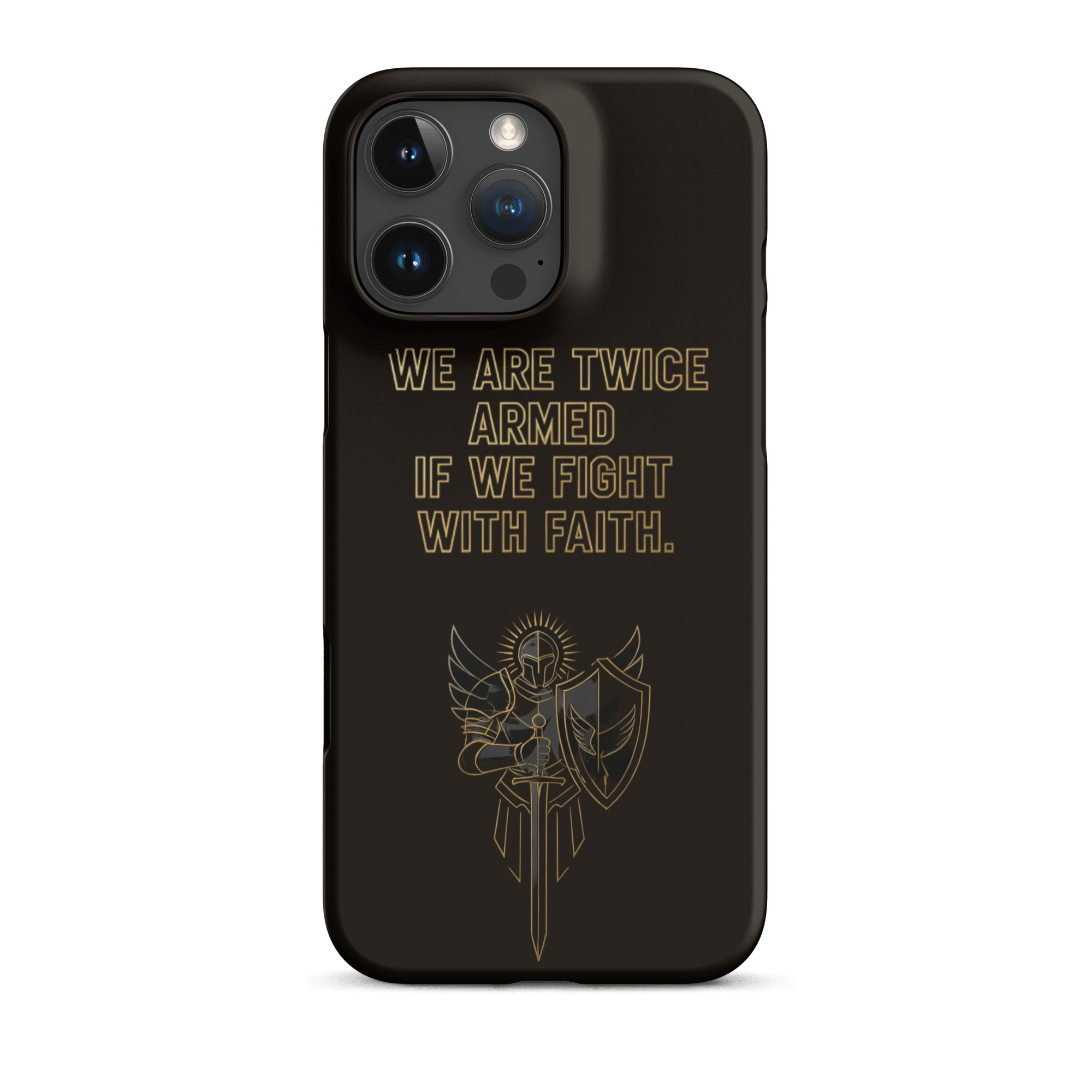 Fight with Faith Snap iPhone Case - Image 6