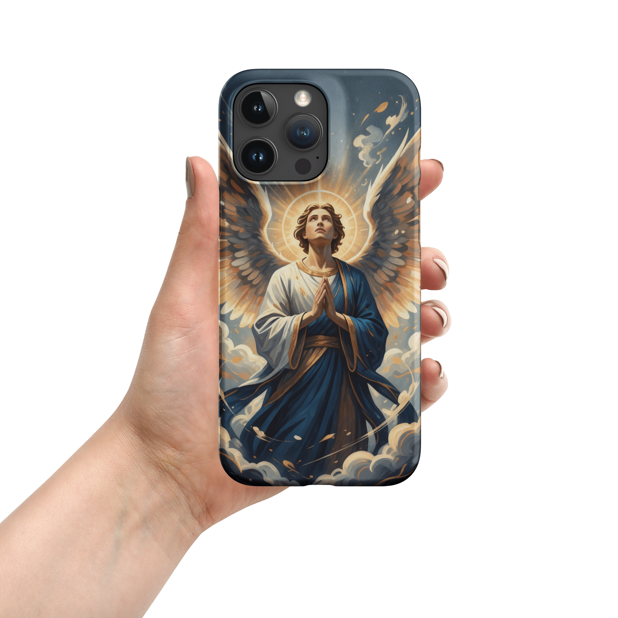 Praying Angel Snap iPhone Case - Image 10