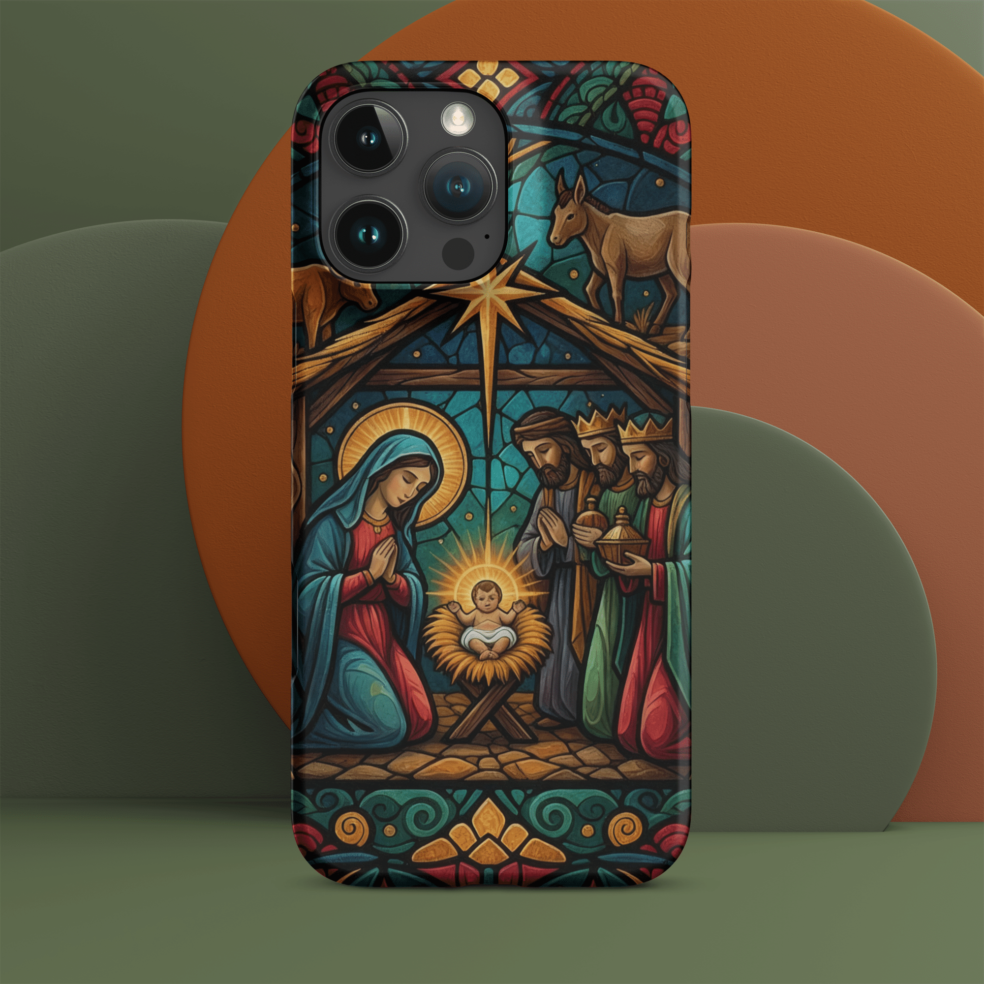 Nativity of Jesus with Wise Men Snap iPhone Case - Image 10