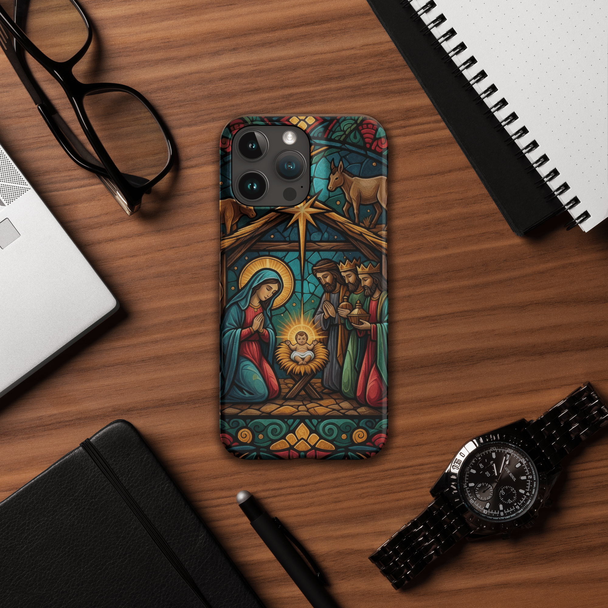 Nativity of Jesus with Wise Men Snap iPhone Case - Image 11