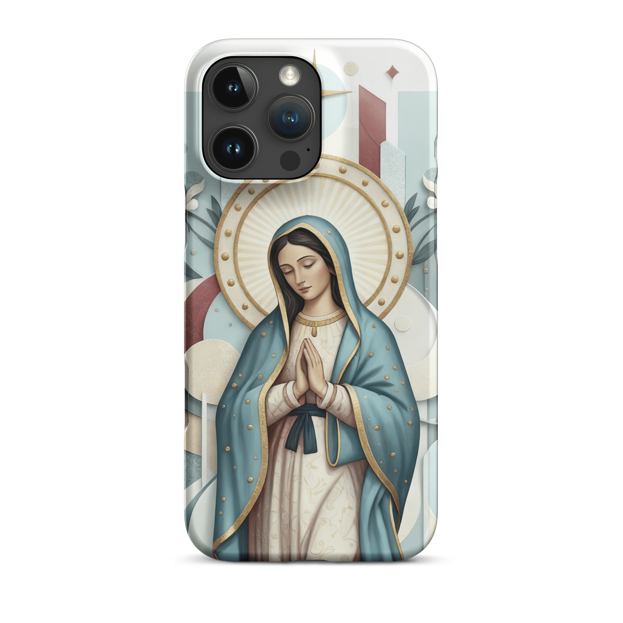 Blessed Mother Mary Pray For Us Snap iPhone Case
