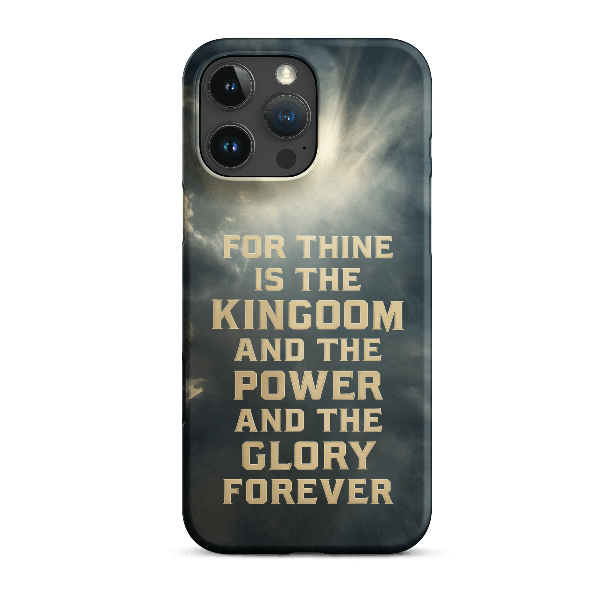 For Thine is the Kingdom Snap iPhone Case - Image 5