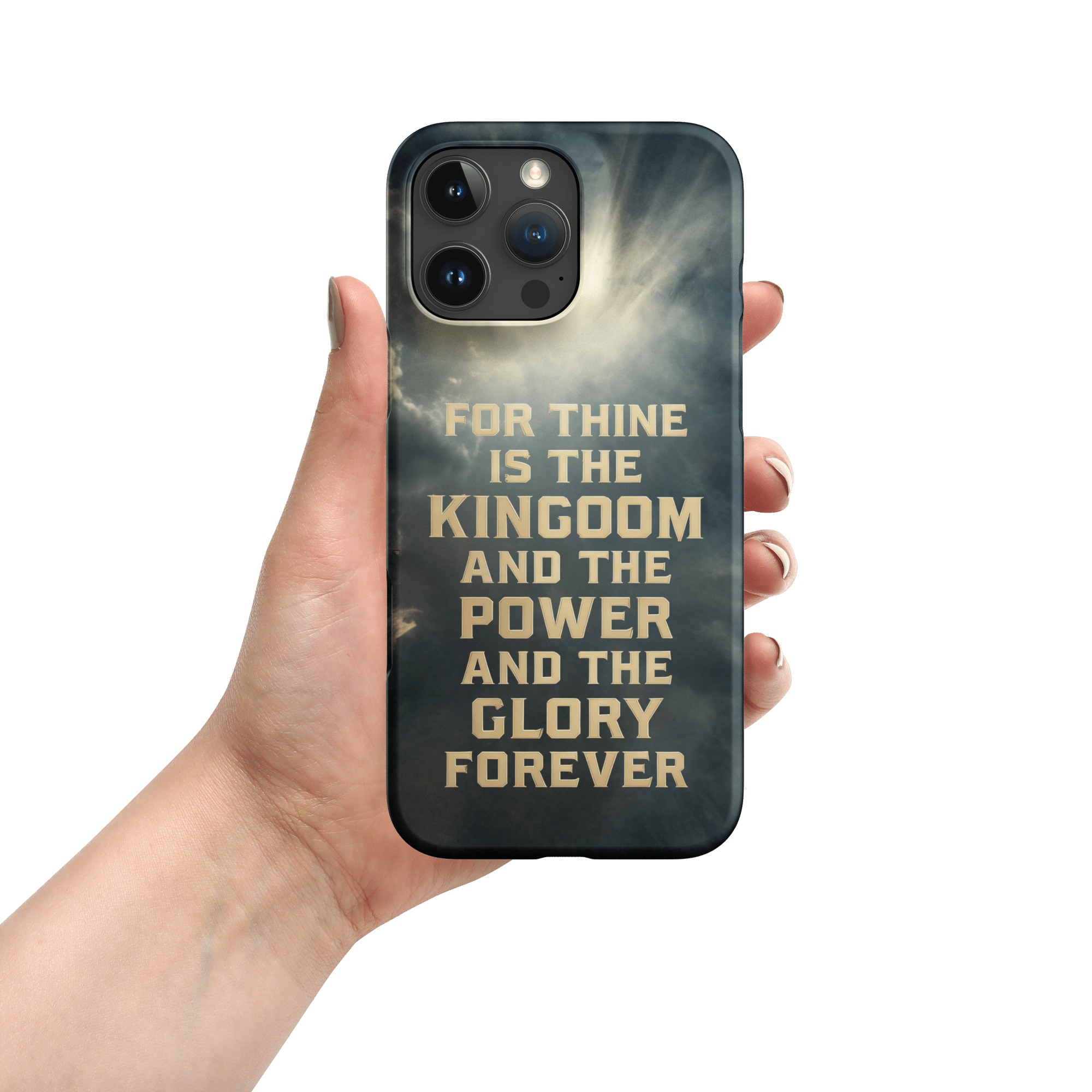 For Thine is the Kingdom Snap iPhone Case - Image 9