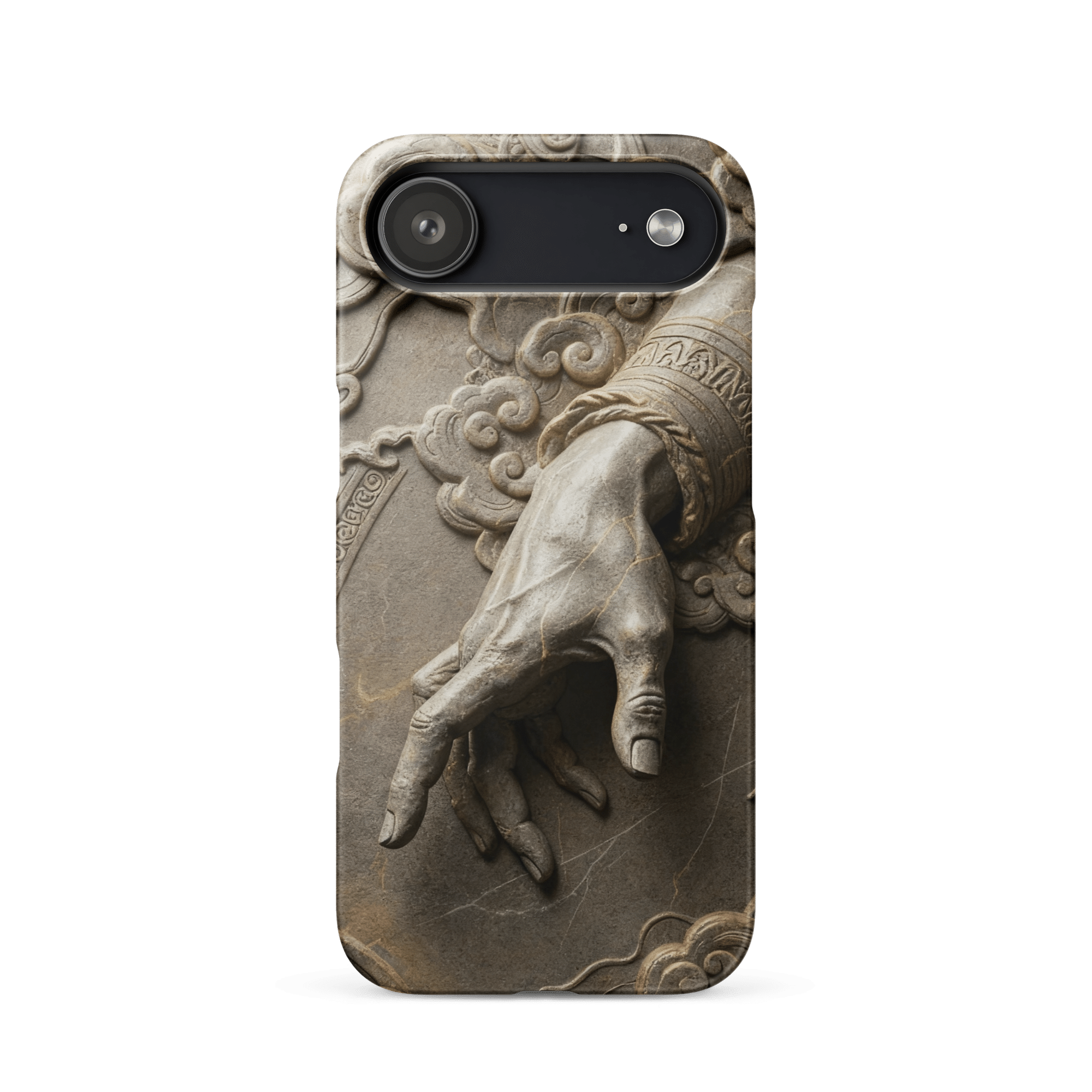 Divine Hand in Stone Clouds Snap iPhone Case - Image 3