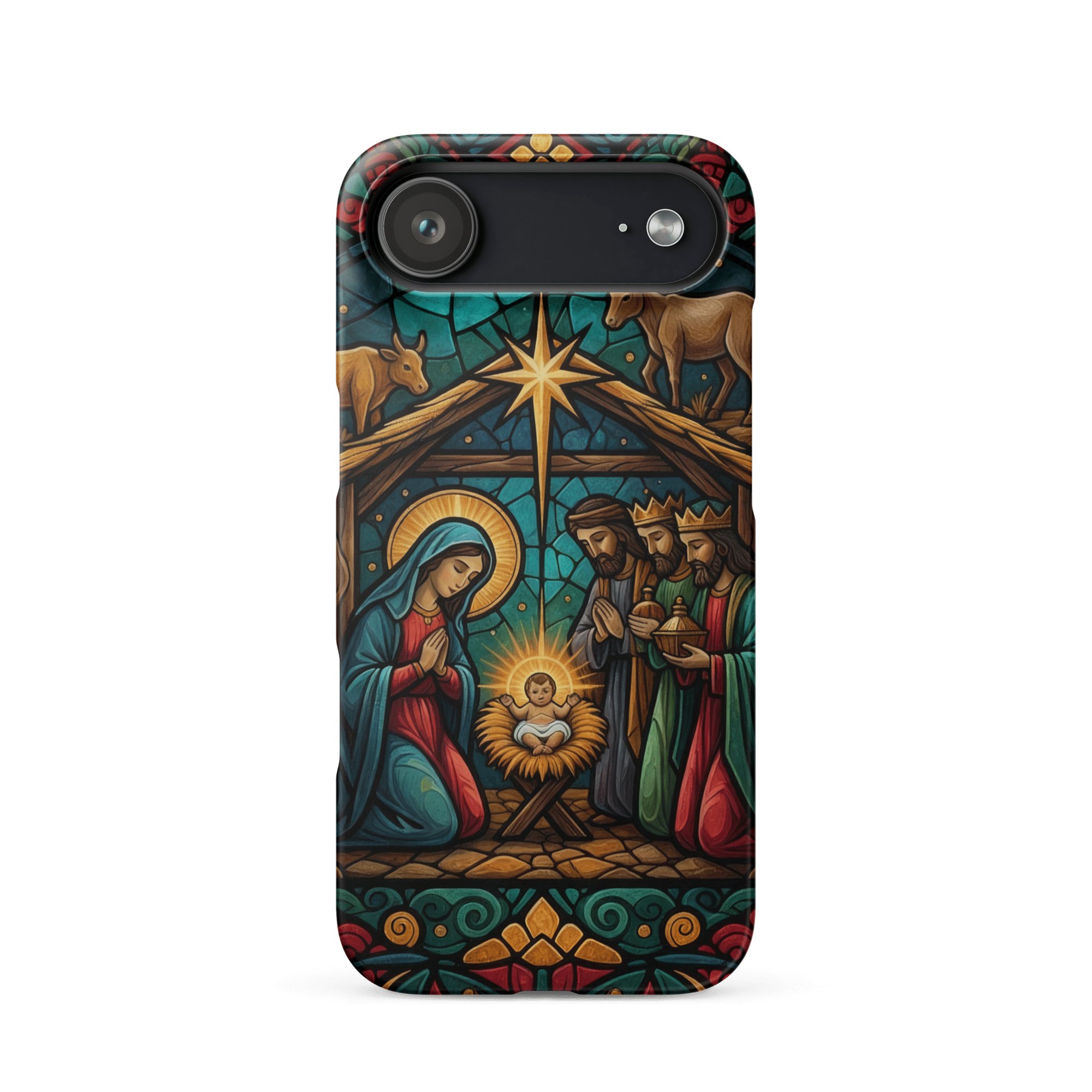 Nativity of Jesus with Wise Men Snap iPhone Case - Image 3