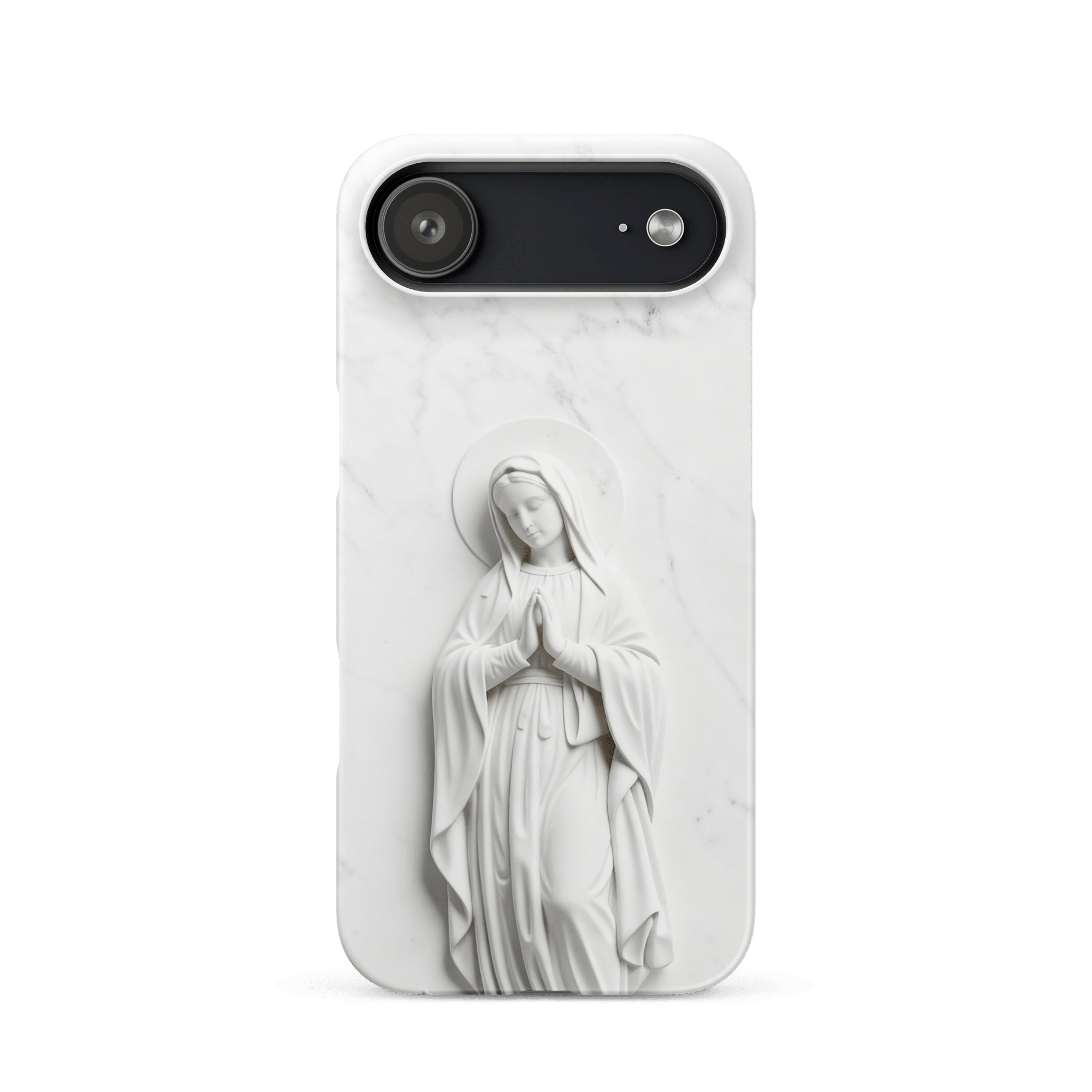 Virgin Mary Marble Snap iPhone Case - Image 4