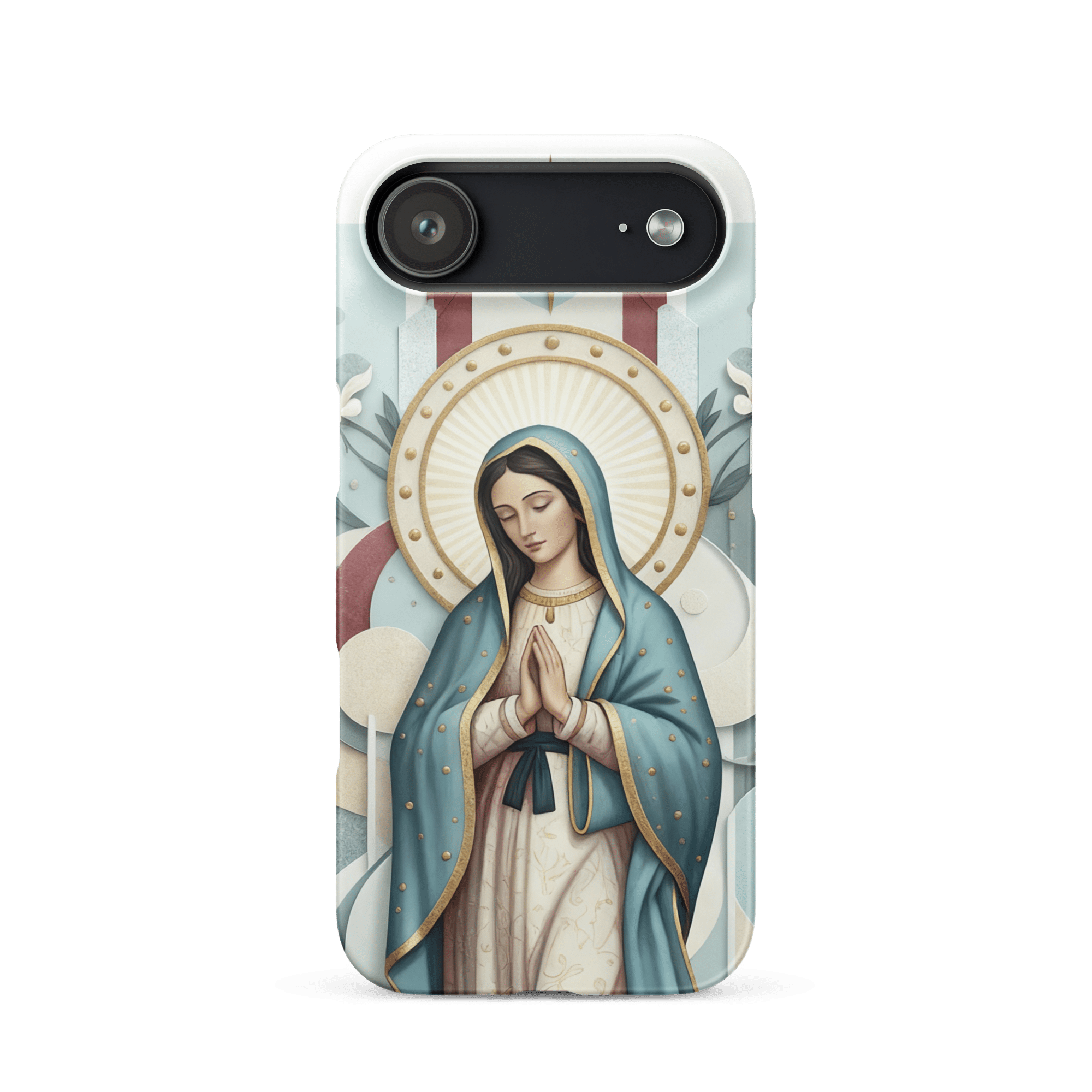 Blessed Mother Mary Pray For Us Snap iPhone Case - Image 4