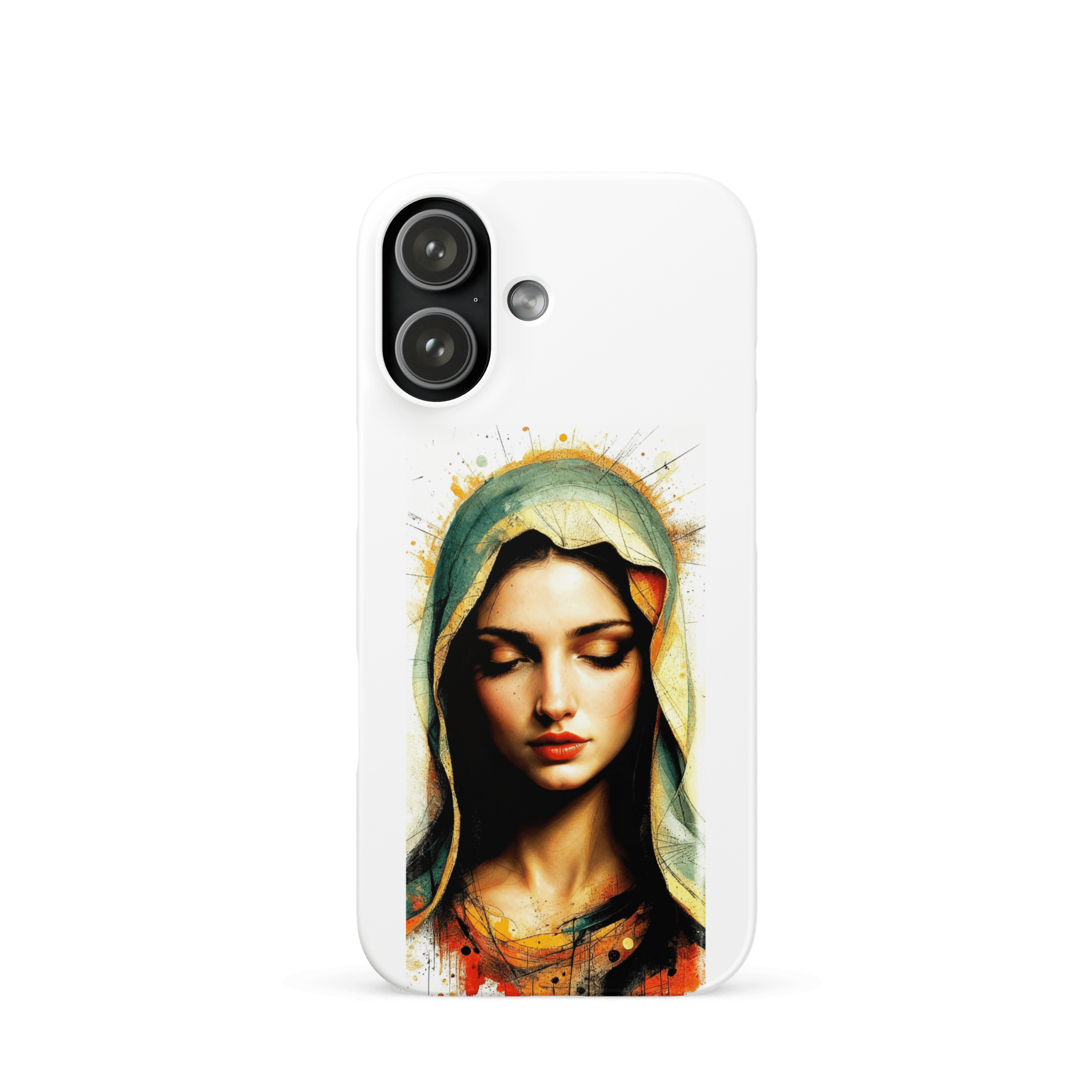 Mary of Nazareth Portrait Snap iPhone Case - Image 5