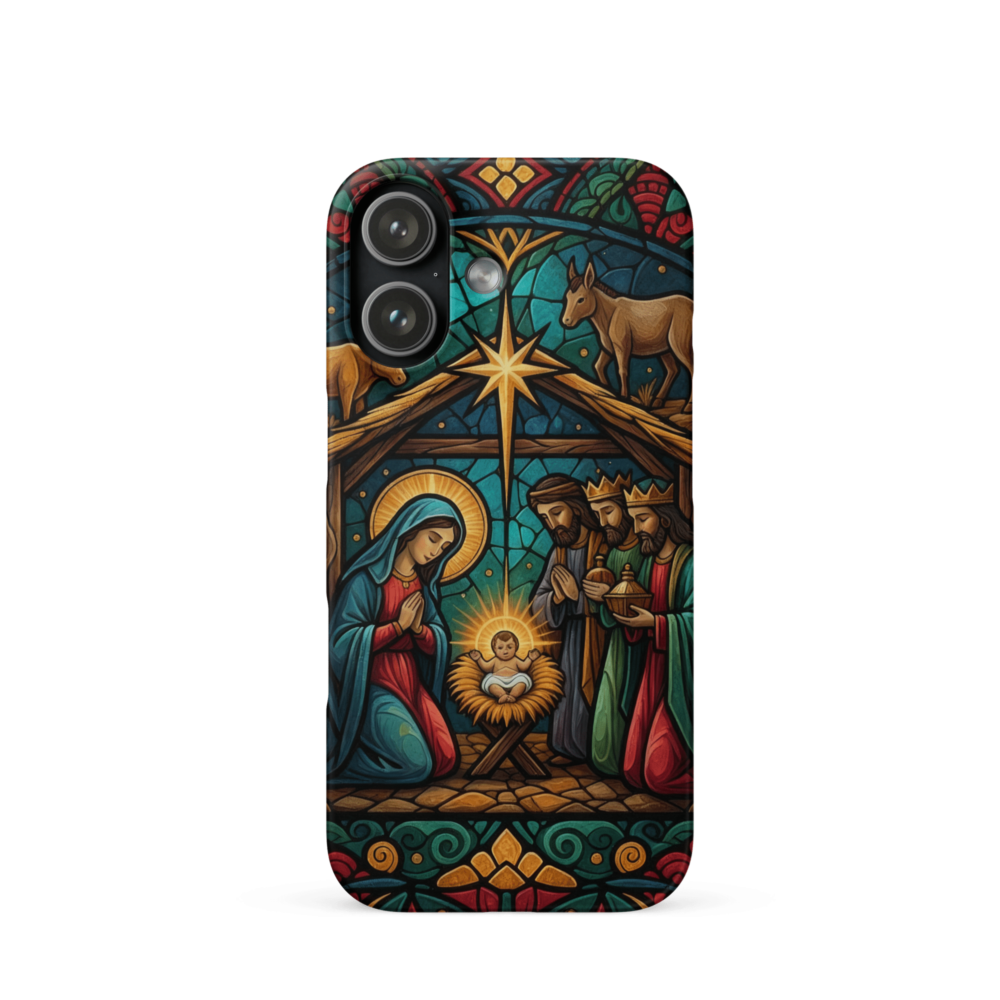 Nativity of Jesus with Wise Men Snap iPhone Case - Image 4