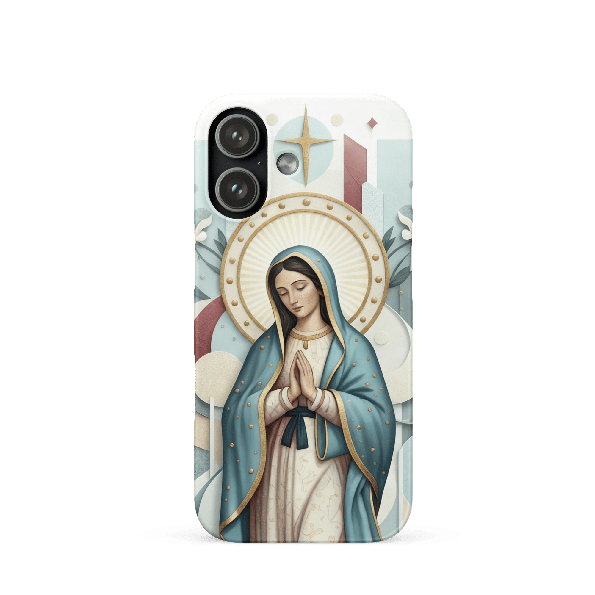 Blessed Mother Mary Pray For Us Snap iPhone Case - Image 5