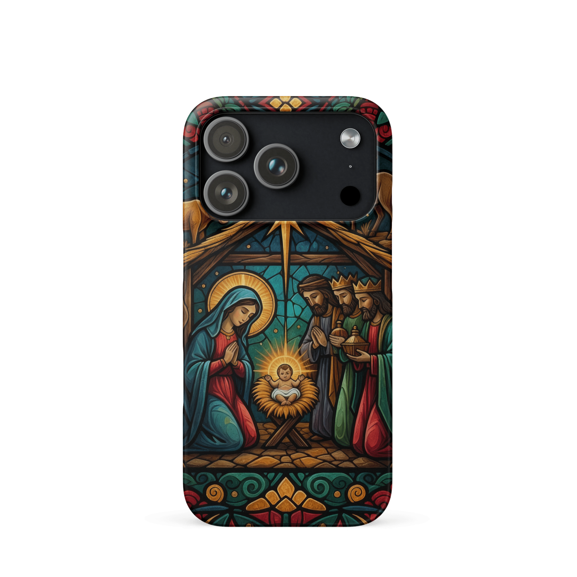 Nativity of Jesus with Wise Men Snap iPhone Case - Image 2