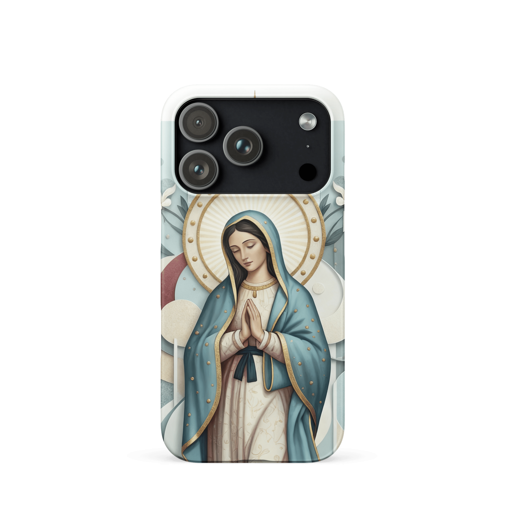 Blessed Mother Mary Pray For Us Snap iPhone Case - Image 3