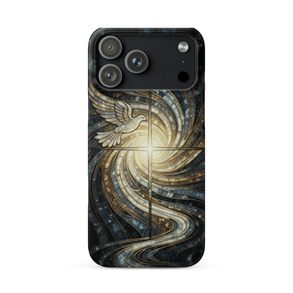Holy Spirit Cross with Dove Snap iPhone Case