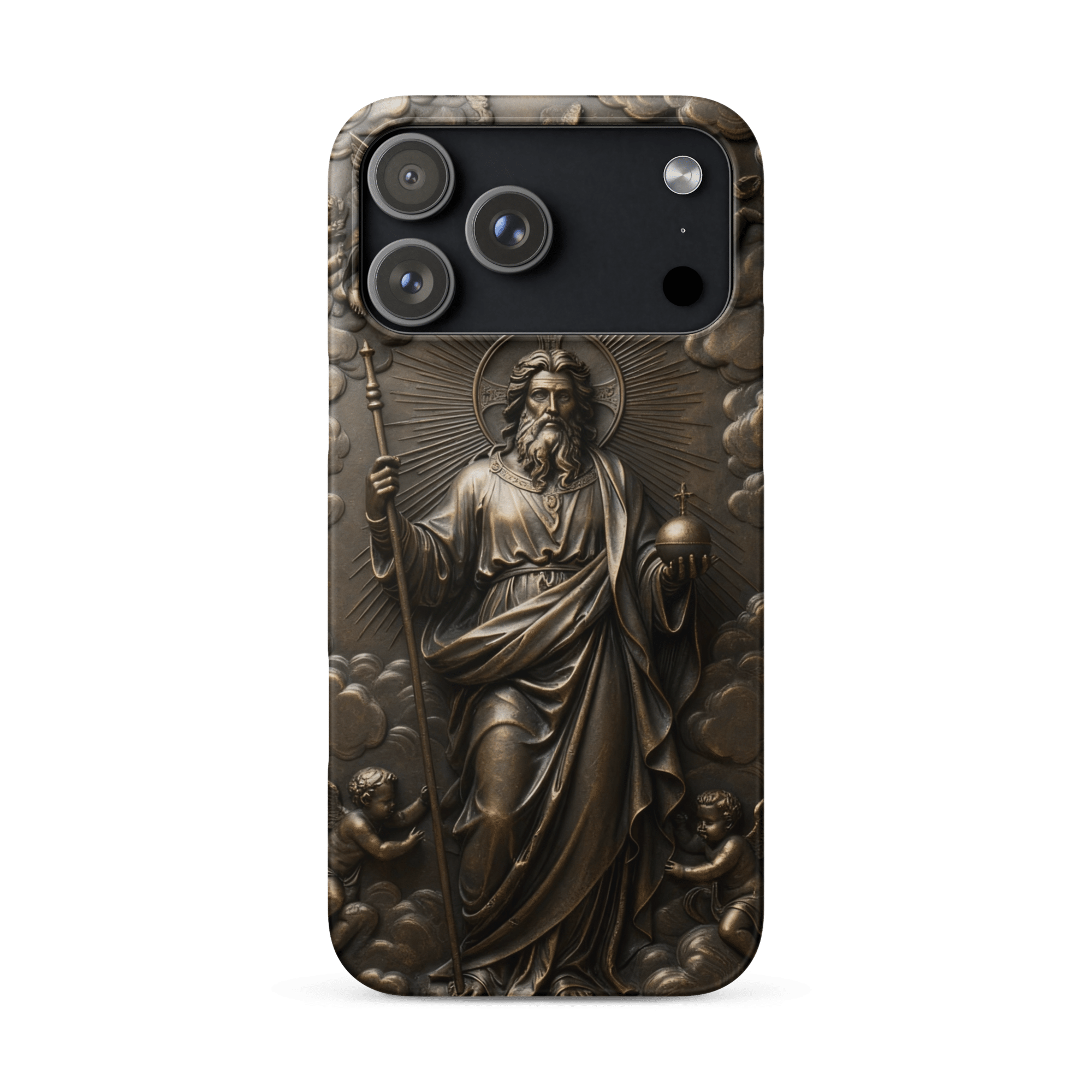 God with Angels in Heaven Snap iPhone Case