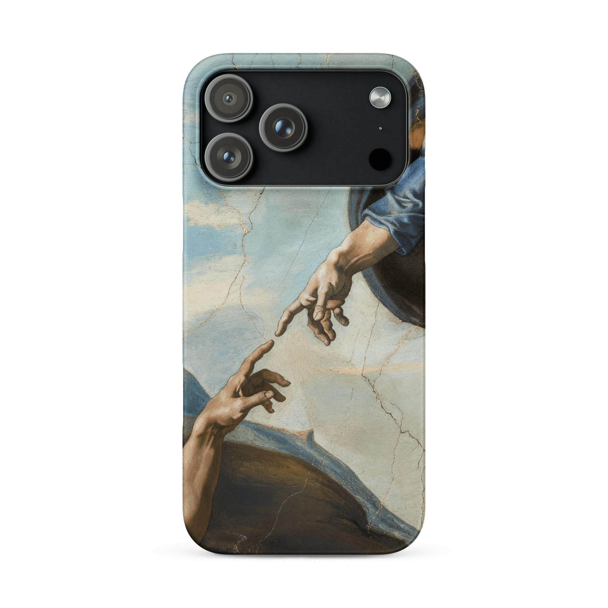 Creation of Adam Hands of God Snap iPhone Case