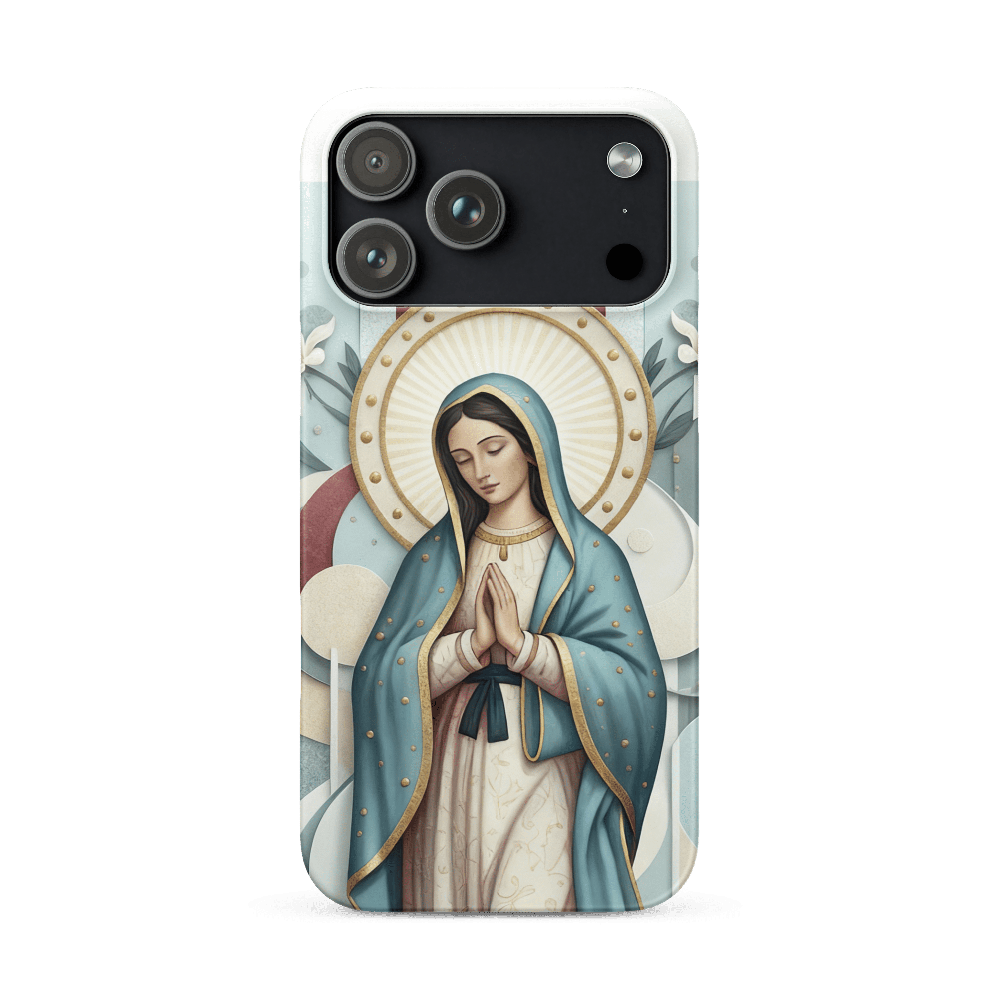 Blessed Mother Mary Pray For Us Snap iPhone Case - Image 2