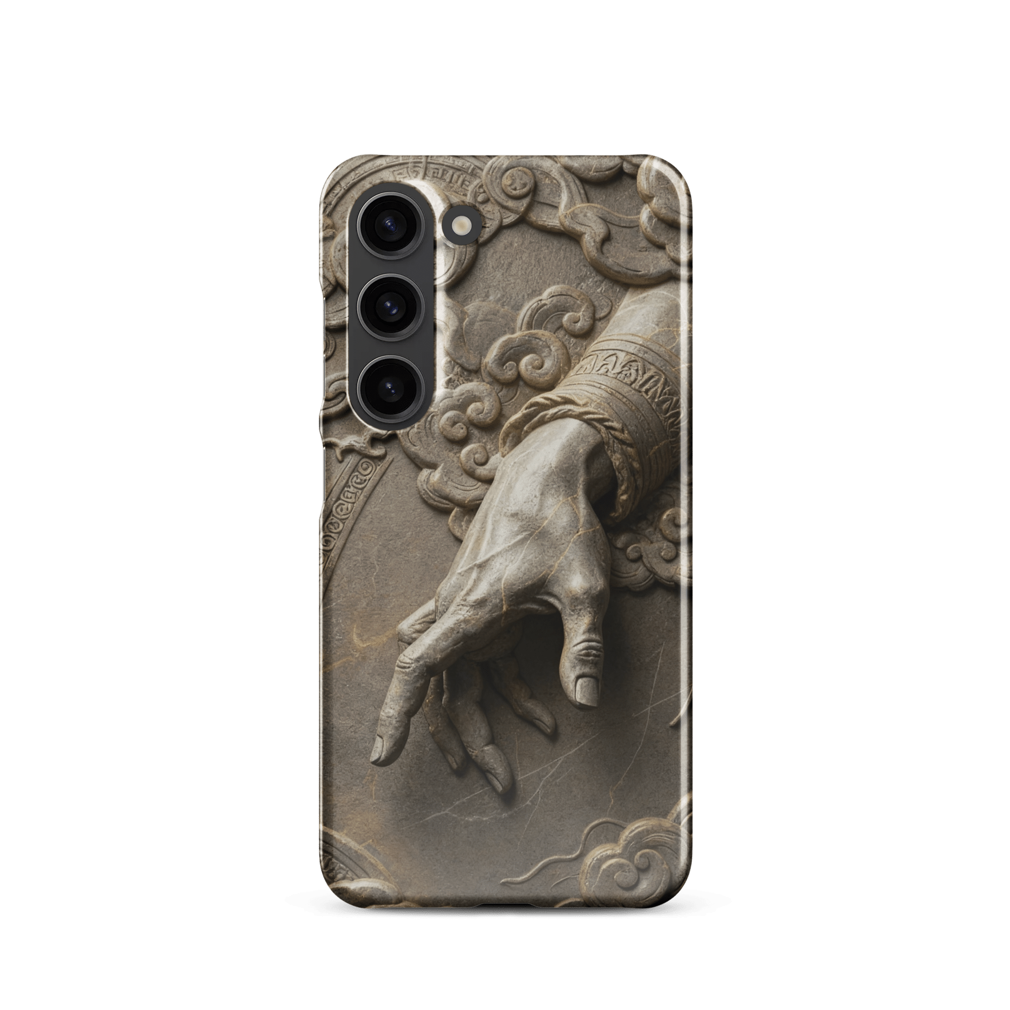 Divine Hand in Stone Clouds Snap Samsung Case - Image 9