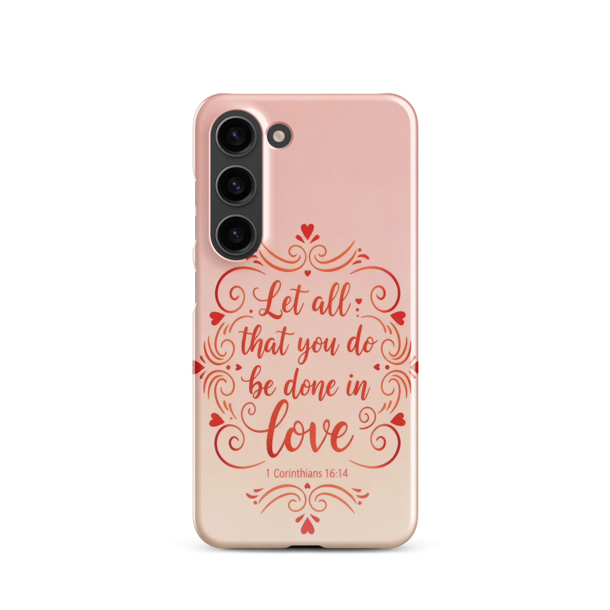 Corinthians Love Script Snap Samsung Case - Image 9
