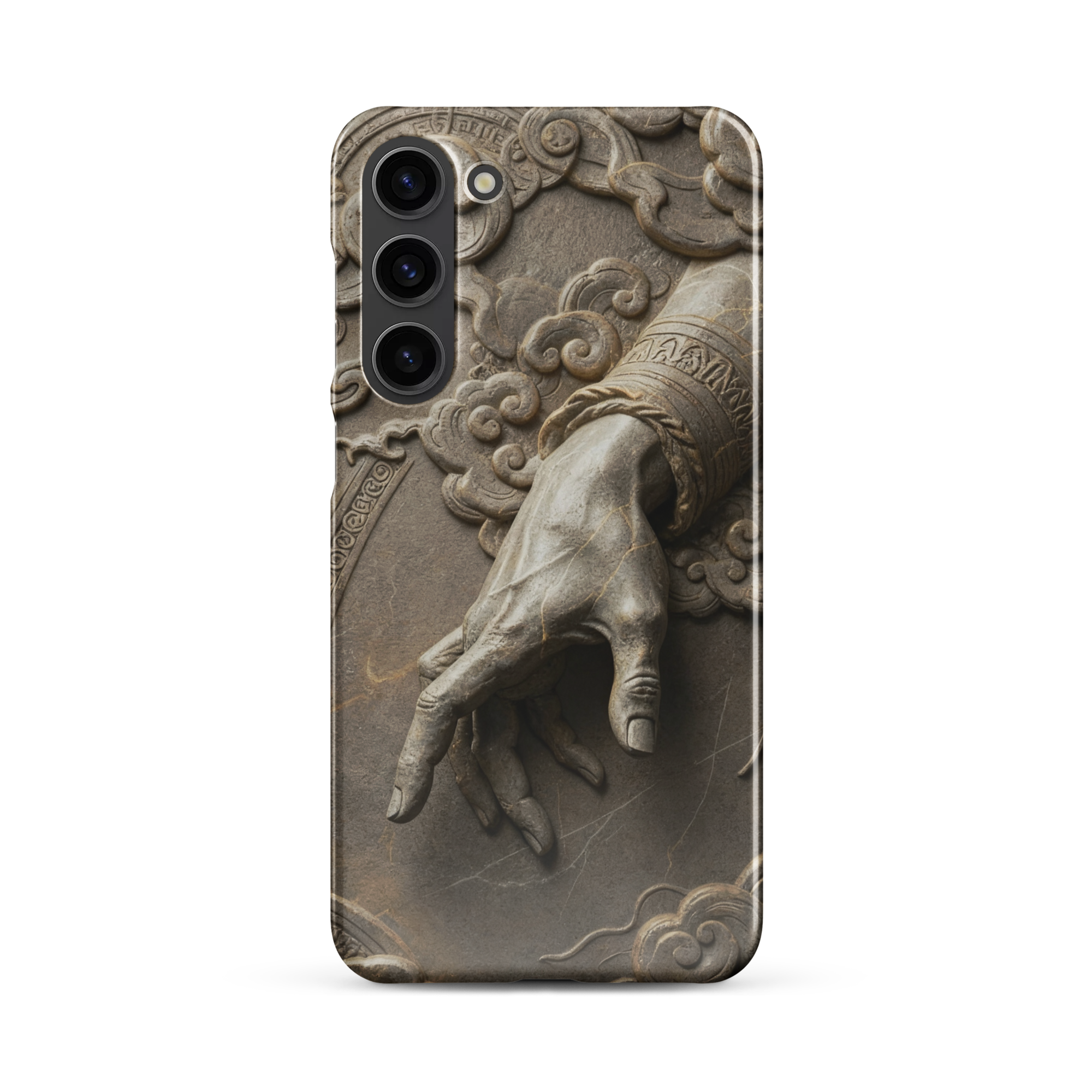 Divine Hand in Stone Clouds Snap Samsung Case - Image 8